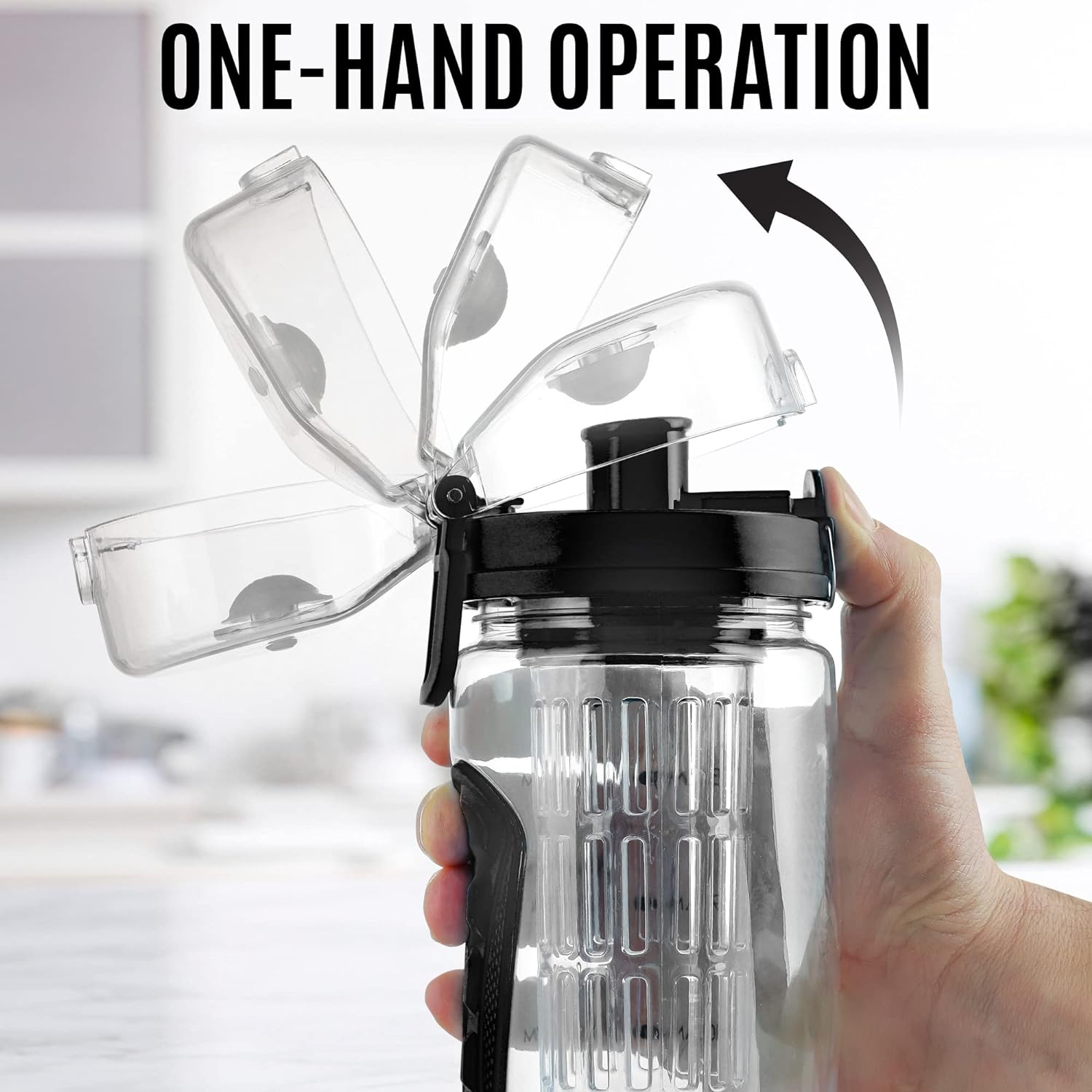 One-Hand Operation Infuser Water Bottle by Zulay Kitchen