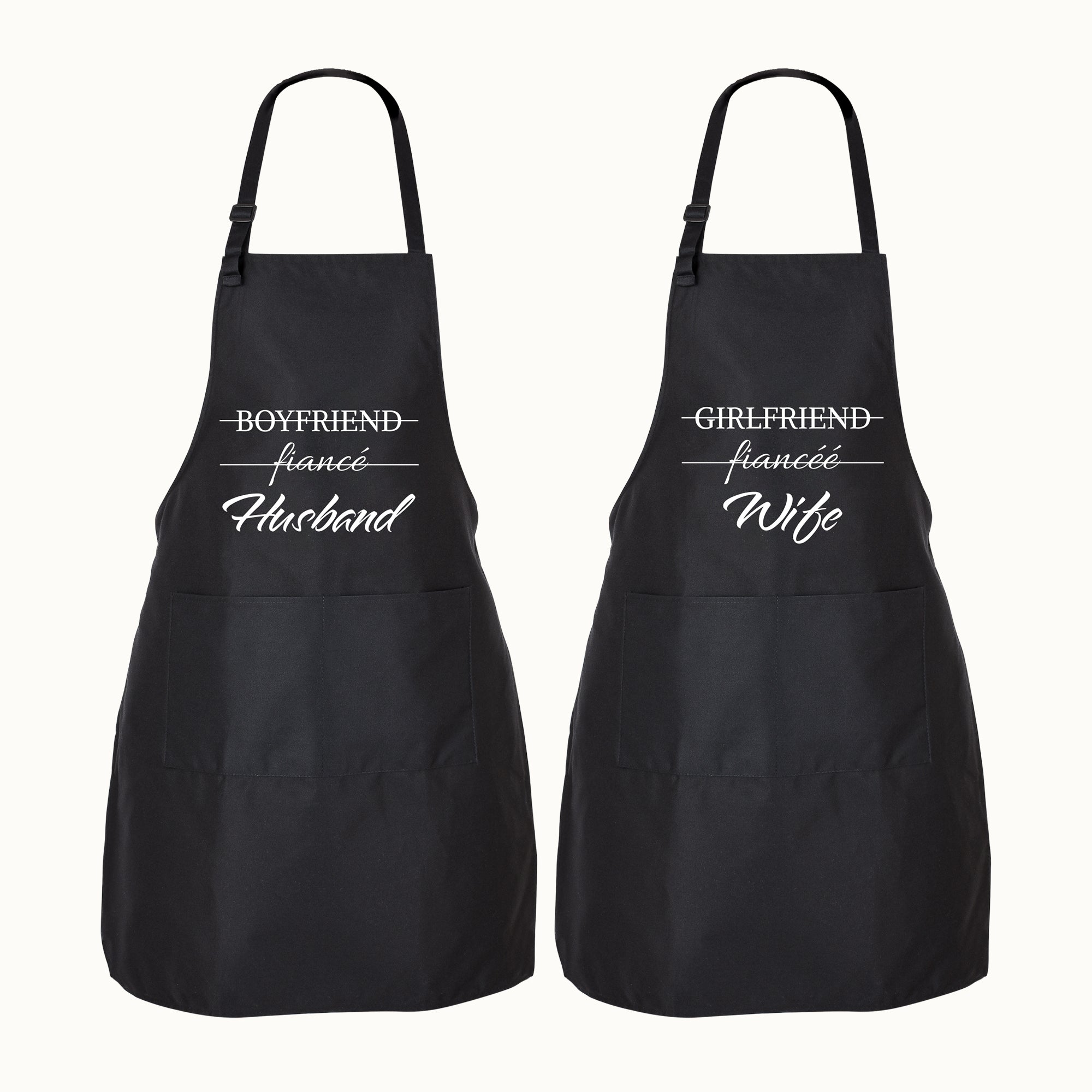 Funny Aprons for Men, Women & Couples- Husband & Wife by Zulay Kitchen