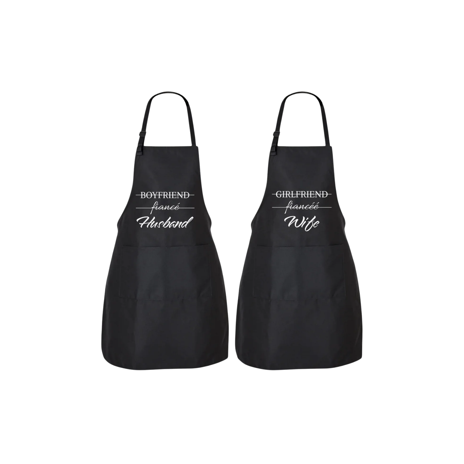 Funny Aprons for Men, Women & Couples- Husband & Wife by Zulay Kitchen