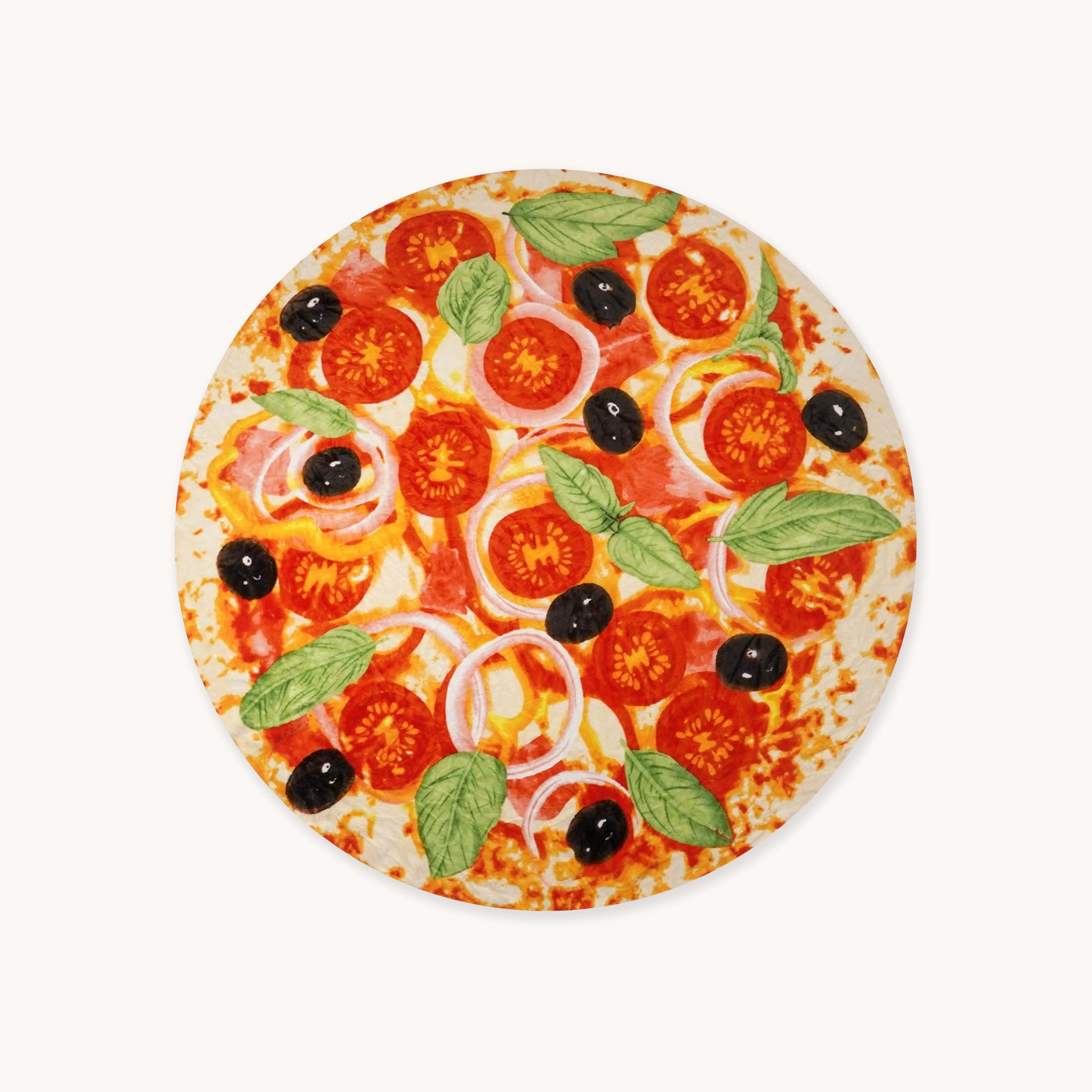 Giant Pizza Blanket - 60 inches Loaded Pizza by Zulay Kitchen