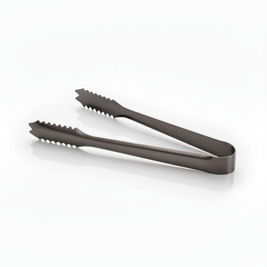 Gunmetal Ice Tongs Mixology Bartender Kit - 10-Piece Set