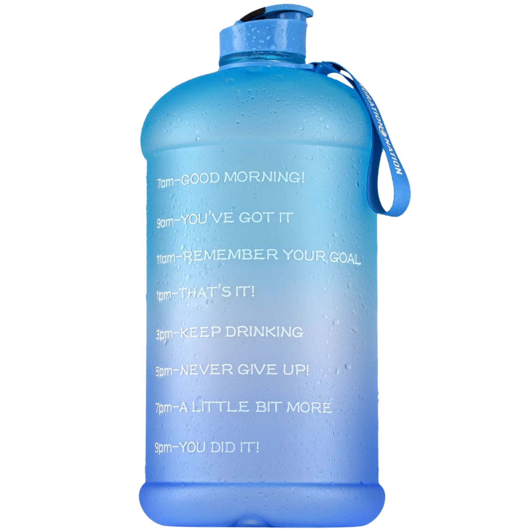 Hydration Nation 1 Gallon Water Bottle-Blue by Zulay Kitchen
