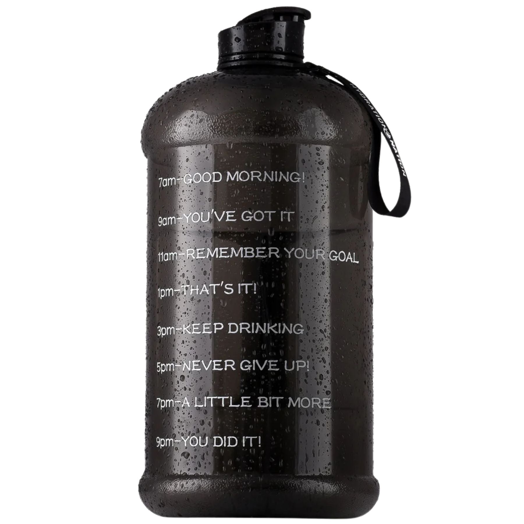 Hydration Nation 1 Gallon Water Bottle-Black by Zulay Kitchen