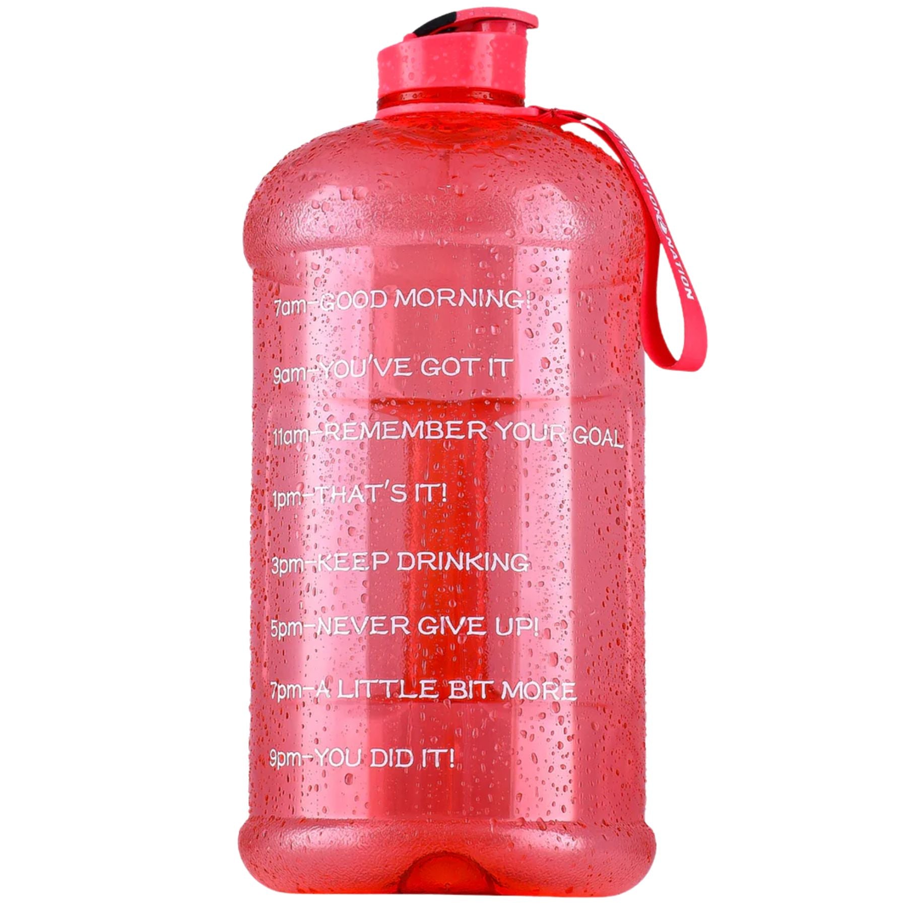 Hydration Nation 1 Gallon Water Bottle-Red by Zulay Kitchen