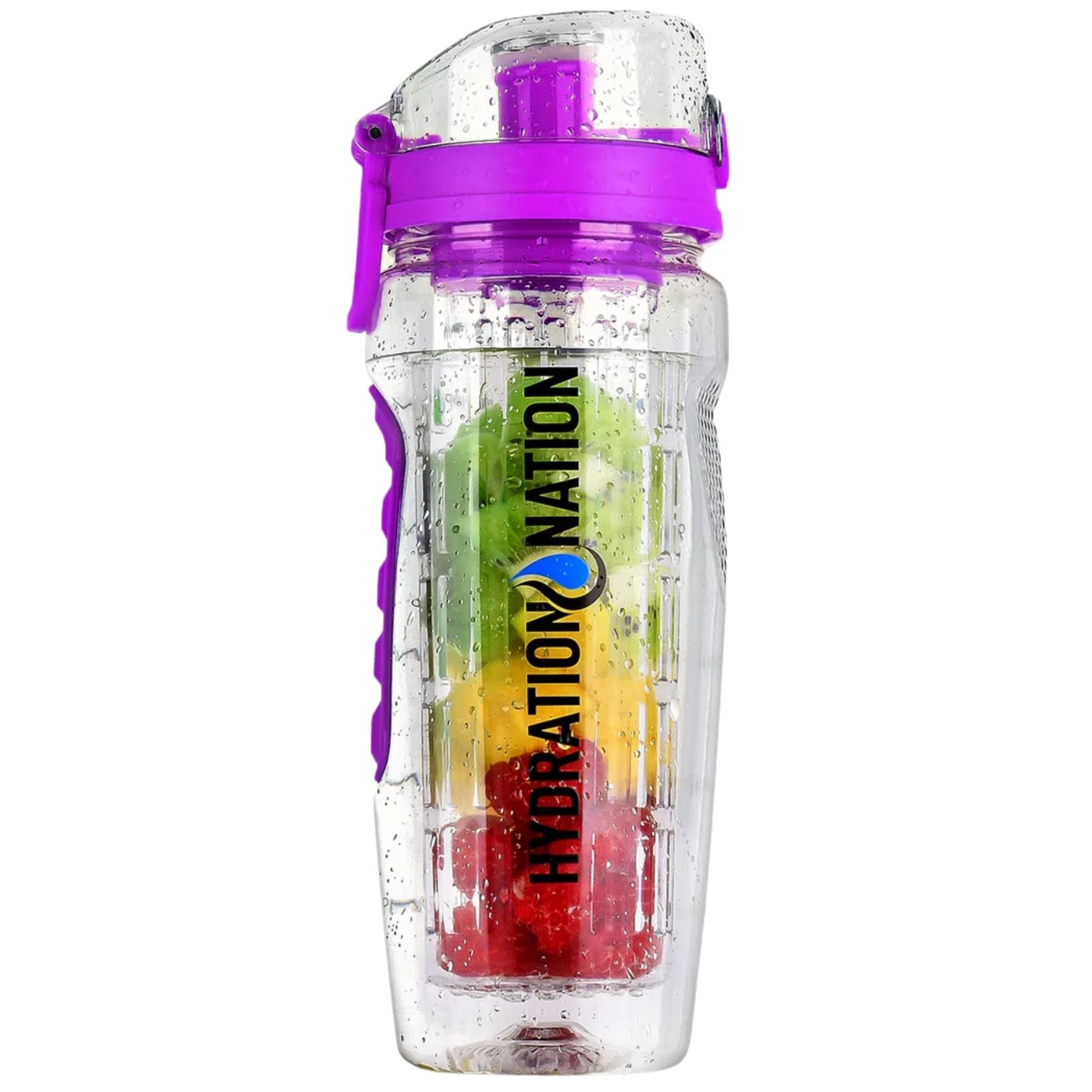 Portable Water Bottle with Fruit Infuser - Purple by Zulay Kitchen