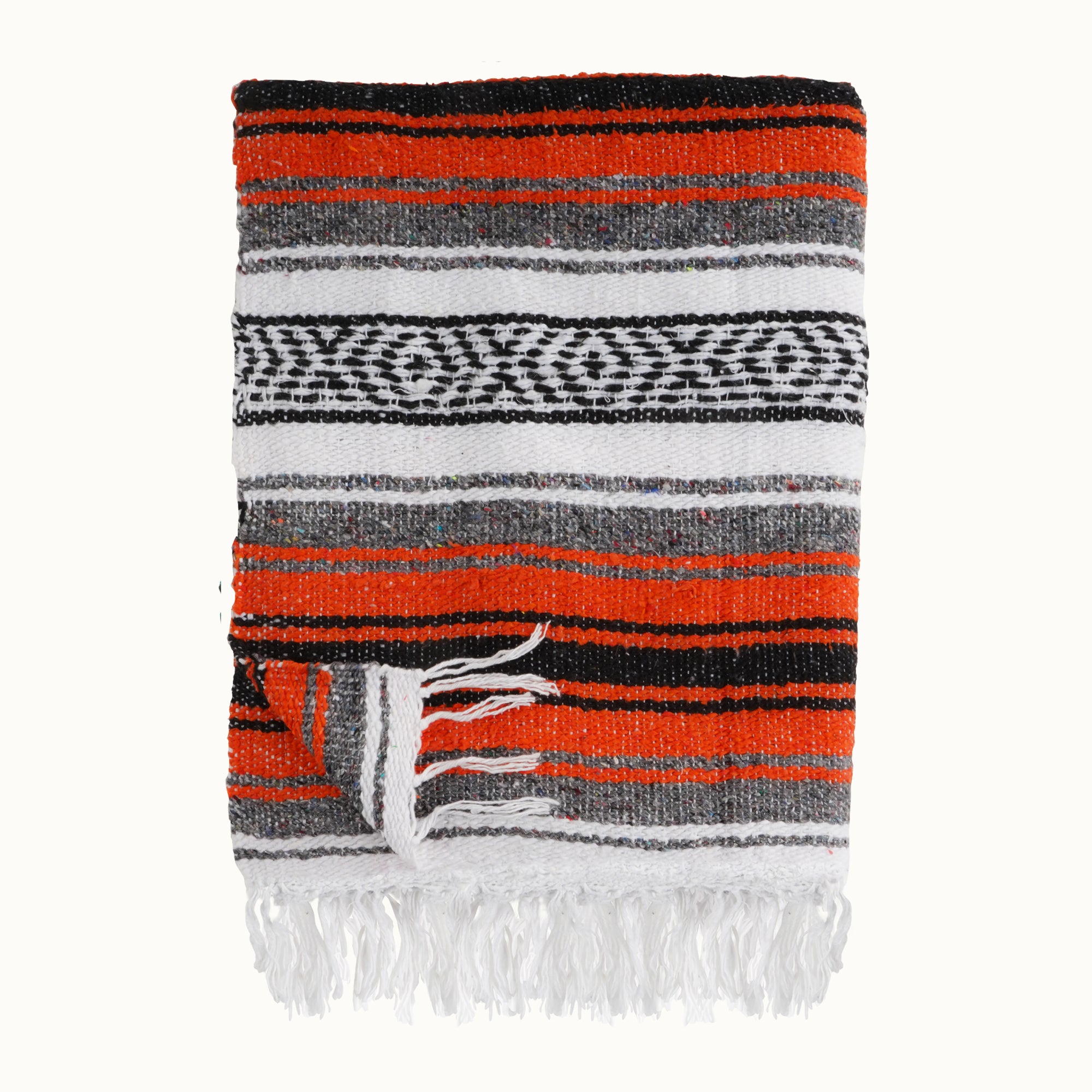 Hydration Nation Handcrafted Mexican Blanket - Orange by Zulay Kitchen