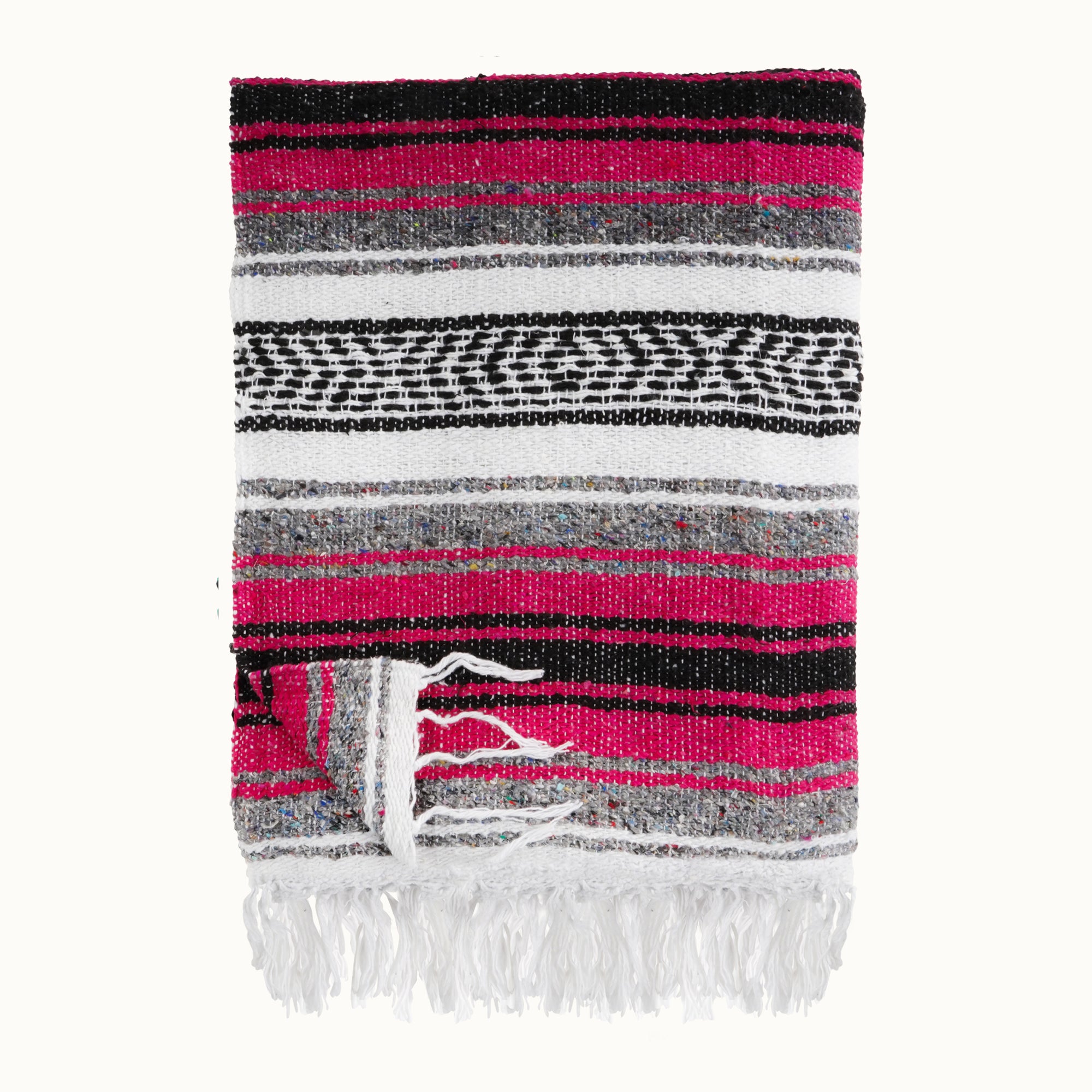 Hydration Nation Handcrafted Mexican Blanket - Fuchsia by Zulay Kitchen
