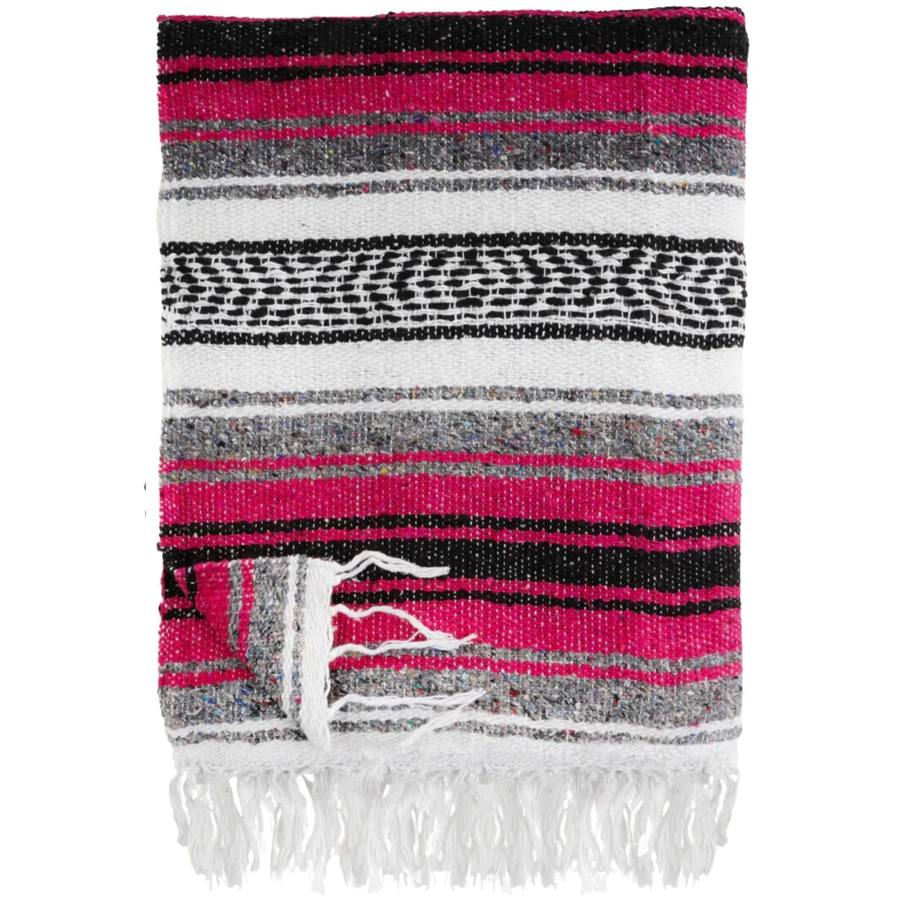 Hydration Nation Handcrafted Mexican Blanket - Fuchsia by Zulay Kitchen