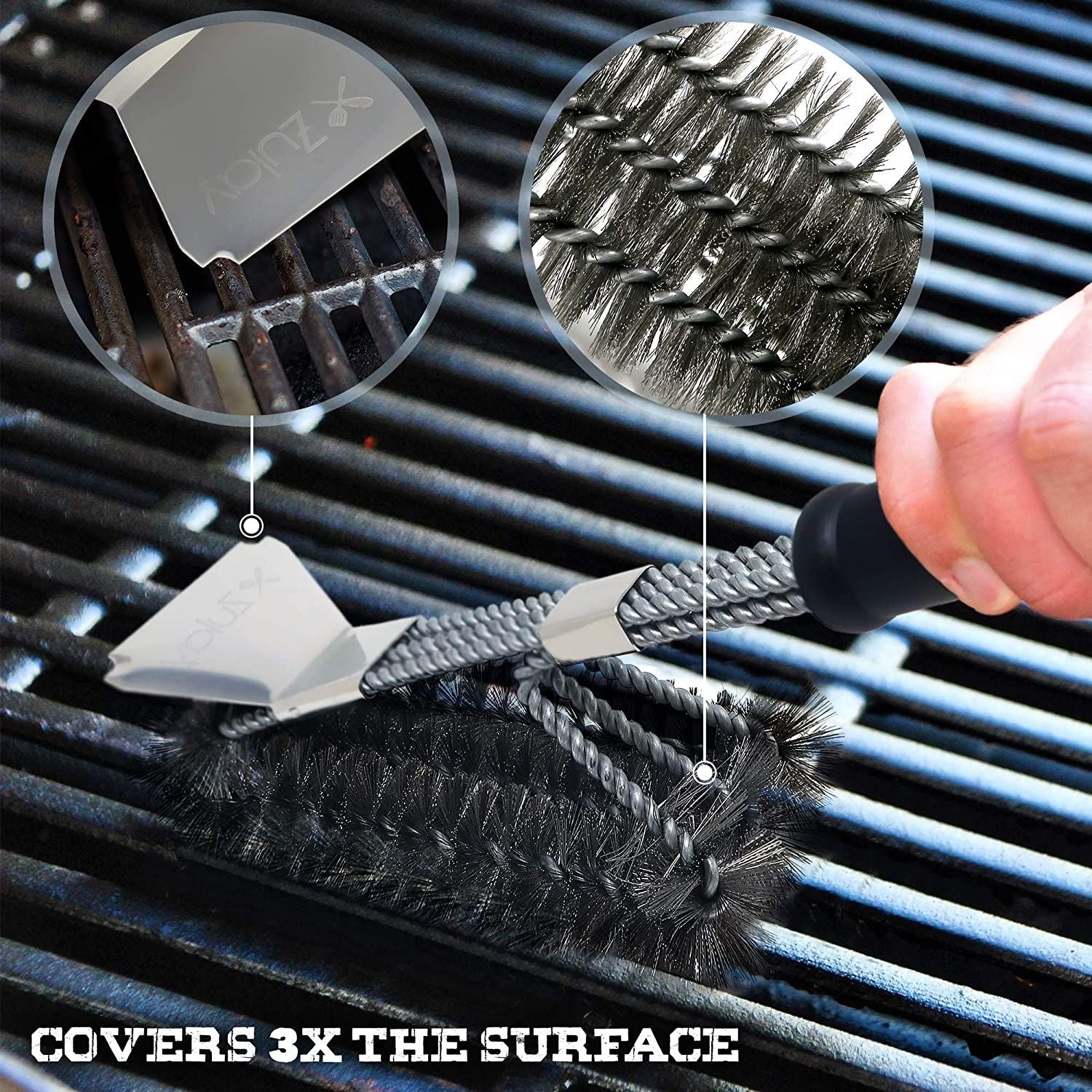 Faster and Easier Way to Clean your Grates by Zulay Kitchen