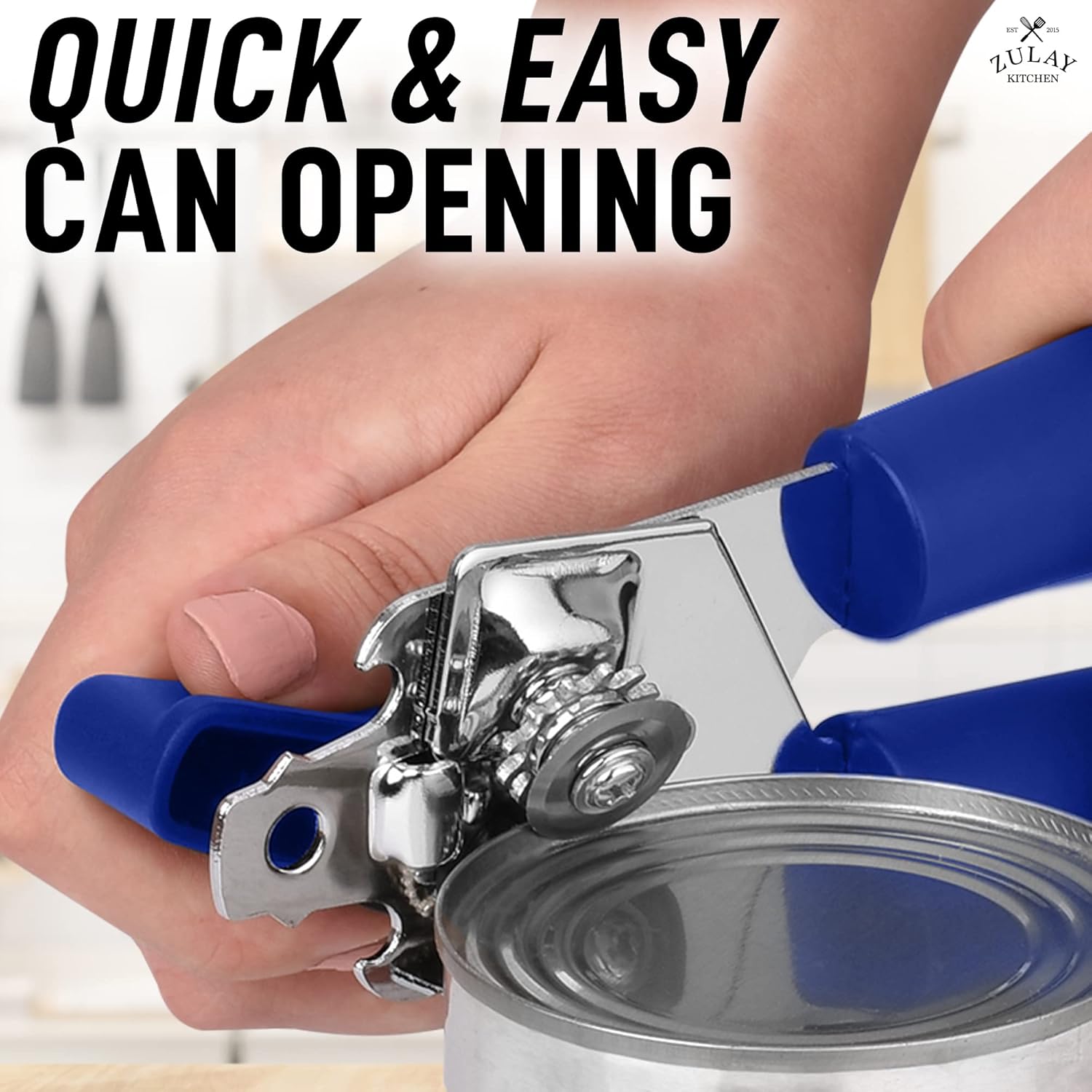 Requires Minimal Effort Heavy Duty Can Opener by Zulay Kitchen