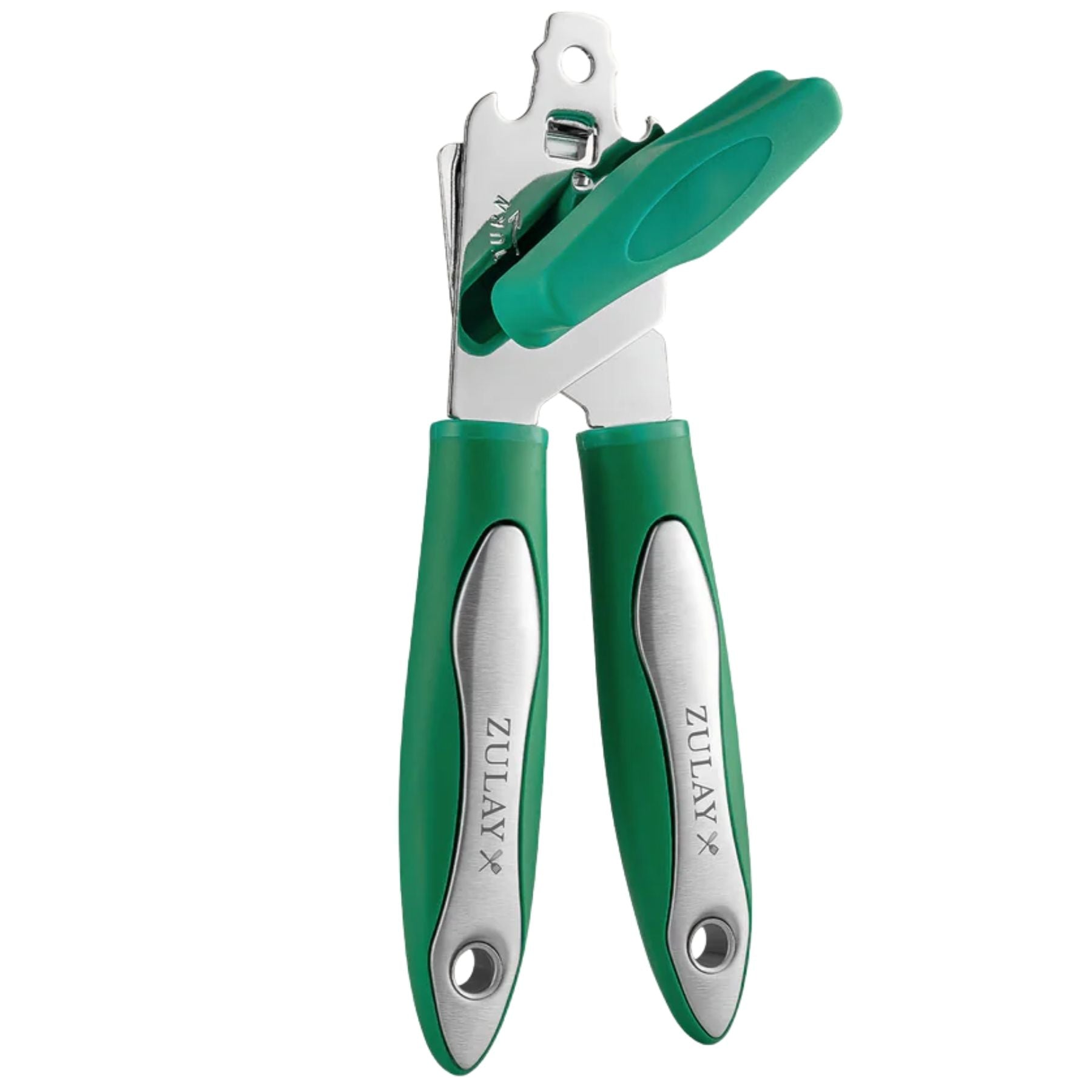 Heavy Duty Can Opener - Wide Grip - Dark Green by Zulay Kitchen