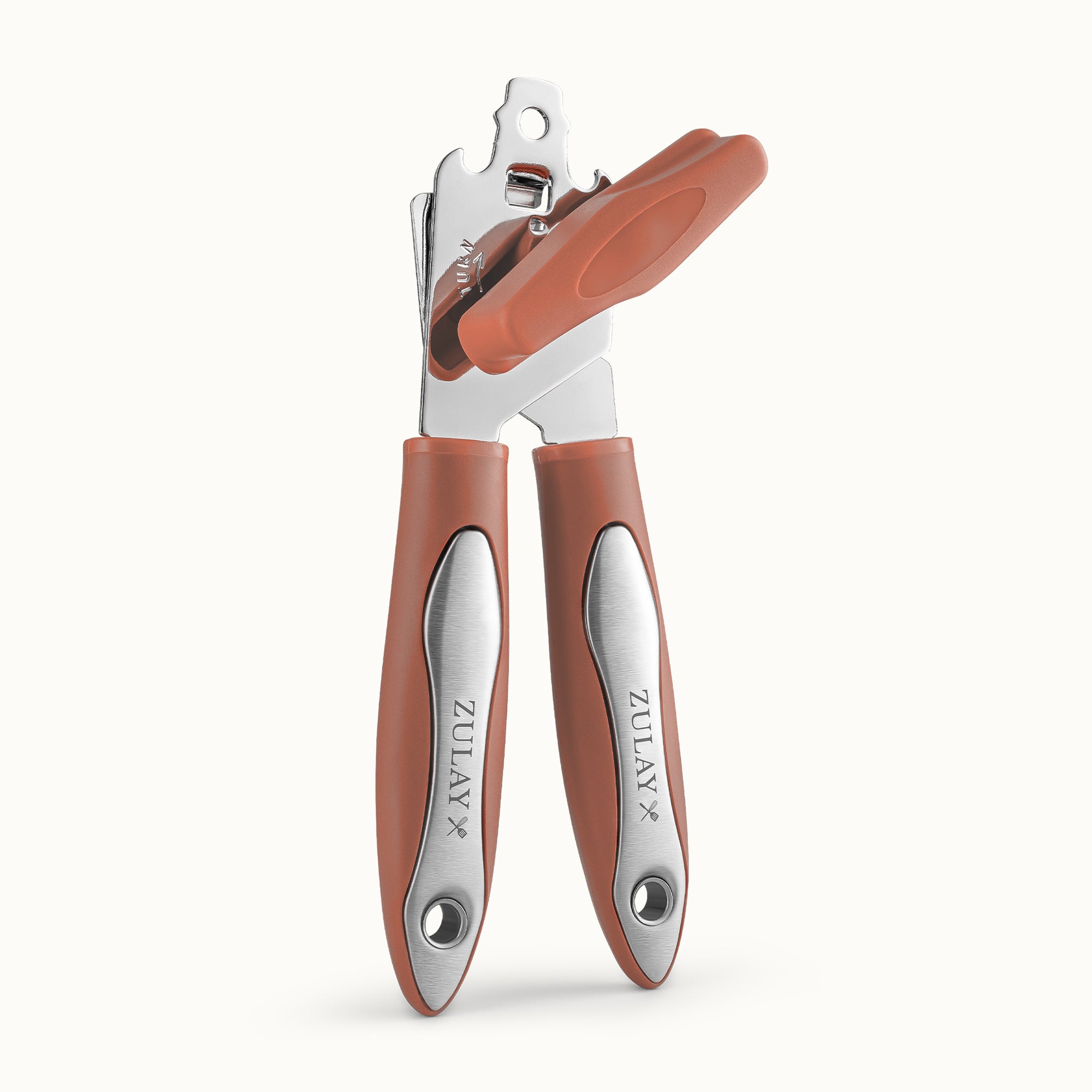 Heavy Duty Can Opener - Wide Grip- Dusty Rose by Zulay Kitchen