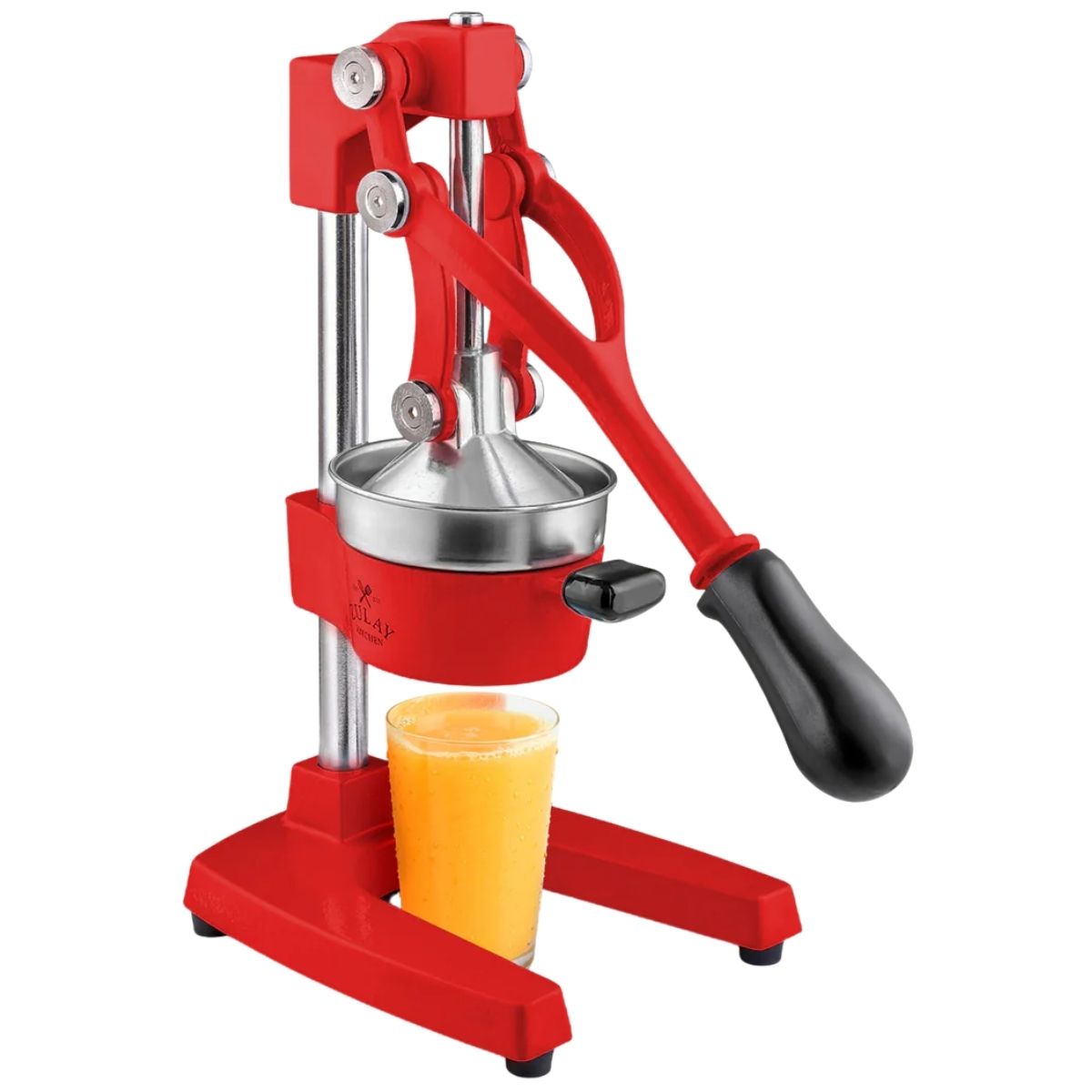 Cast Iron Juicer - Large Pomegranate Red by Zulay Kitchen