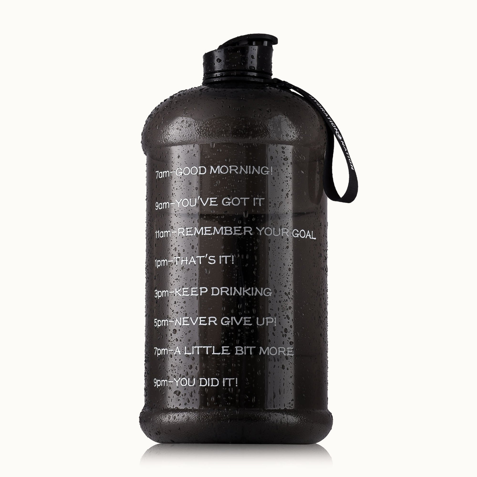 Hydration Nation 1 Gallon Water Bottle-Black by Zulay Kitchen