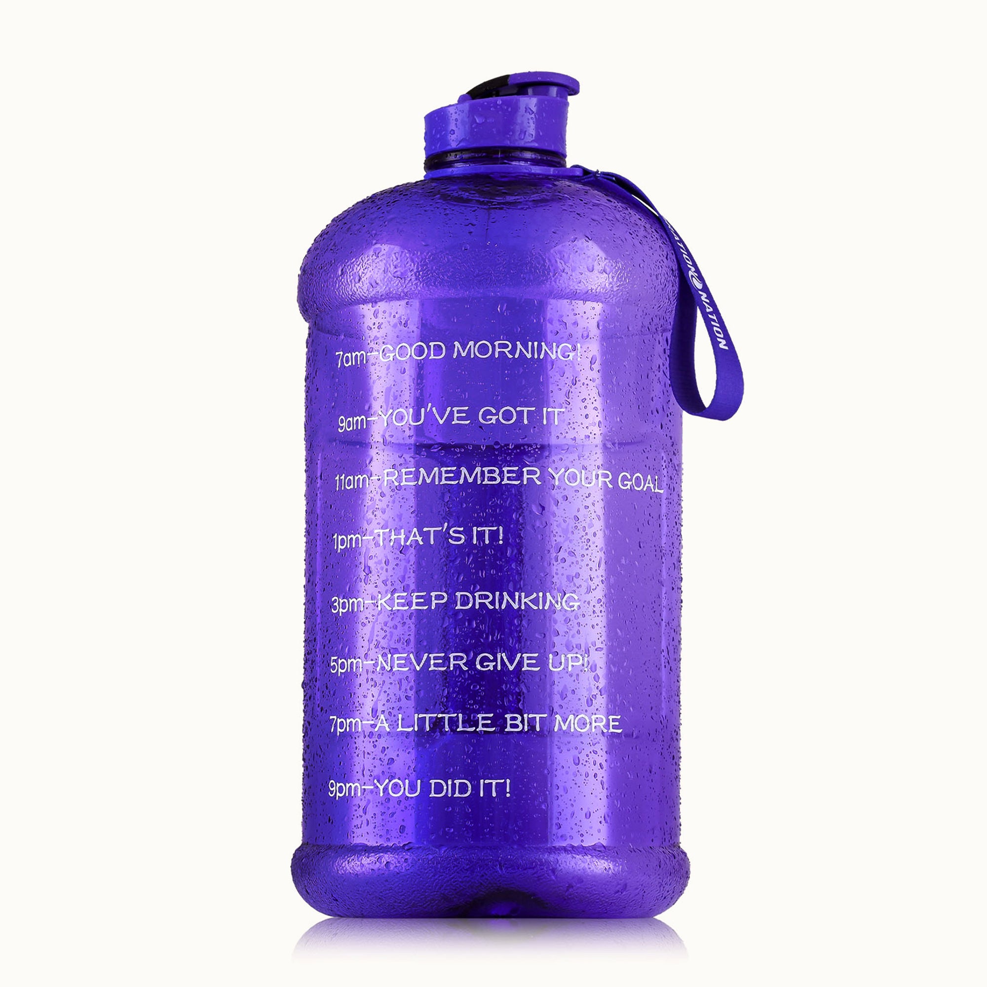 Hydration Nation 1 Gallon Water Bottle-Purple by Zulay Kitchen