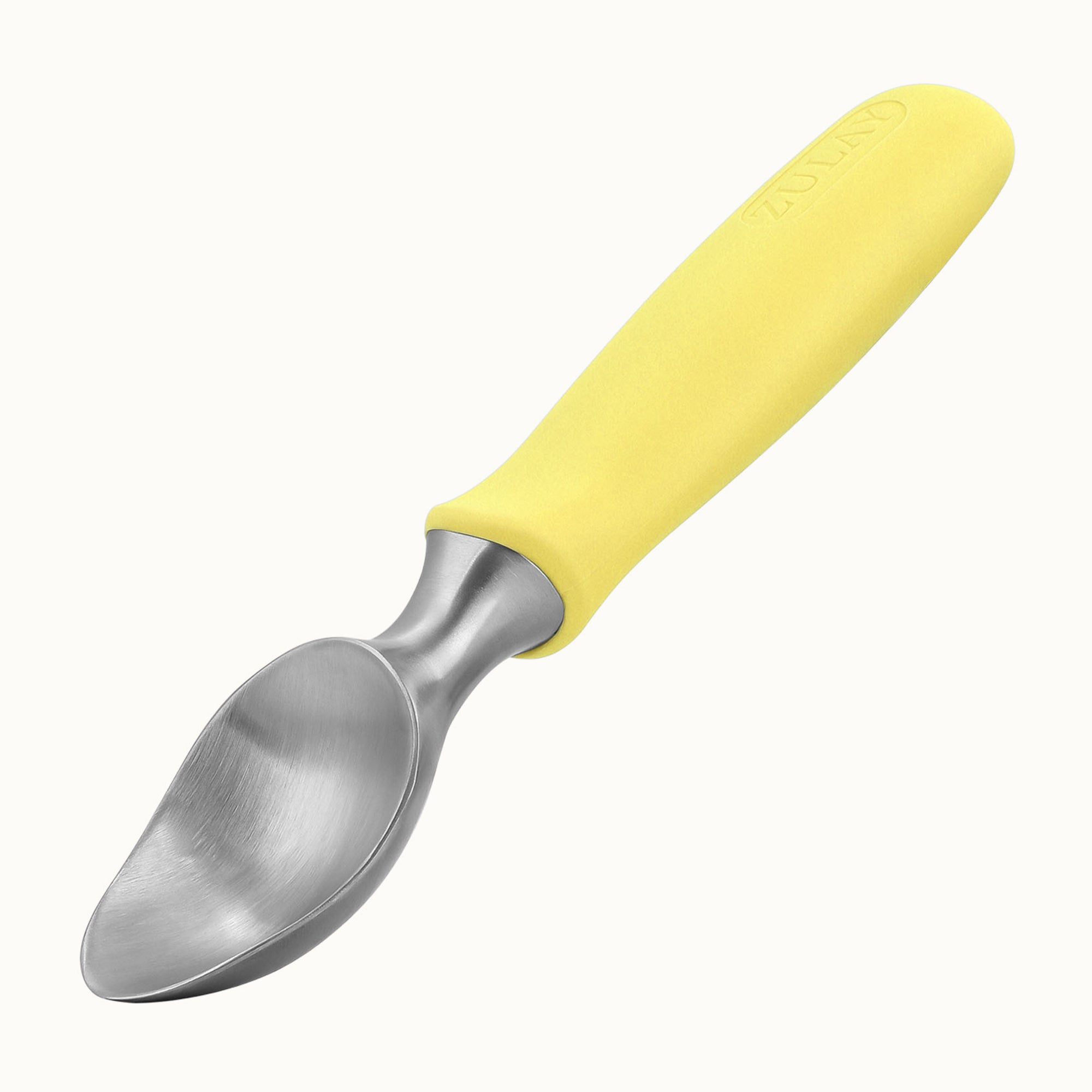 Ice Cream Scoop With Rubber Grip - Yellow by Zulay Kitchen