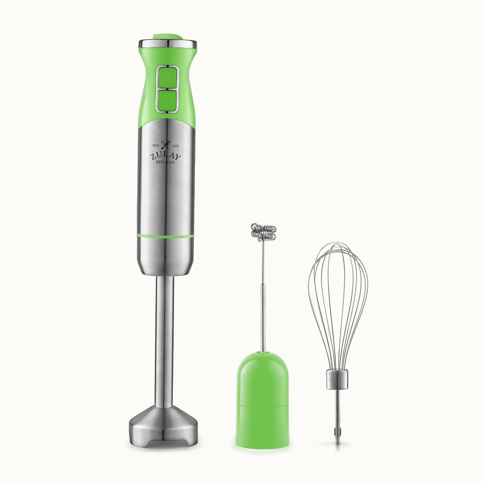 Immersion Blender Handheld 500w Powerful Mixer for Cooking-Green by Zulay Kitchen