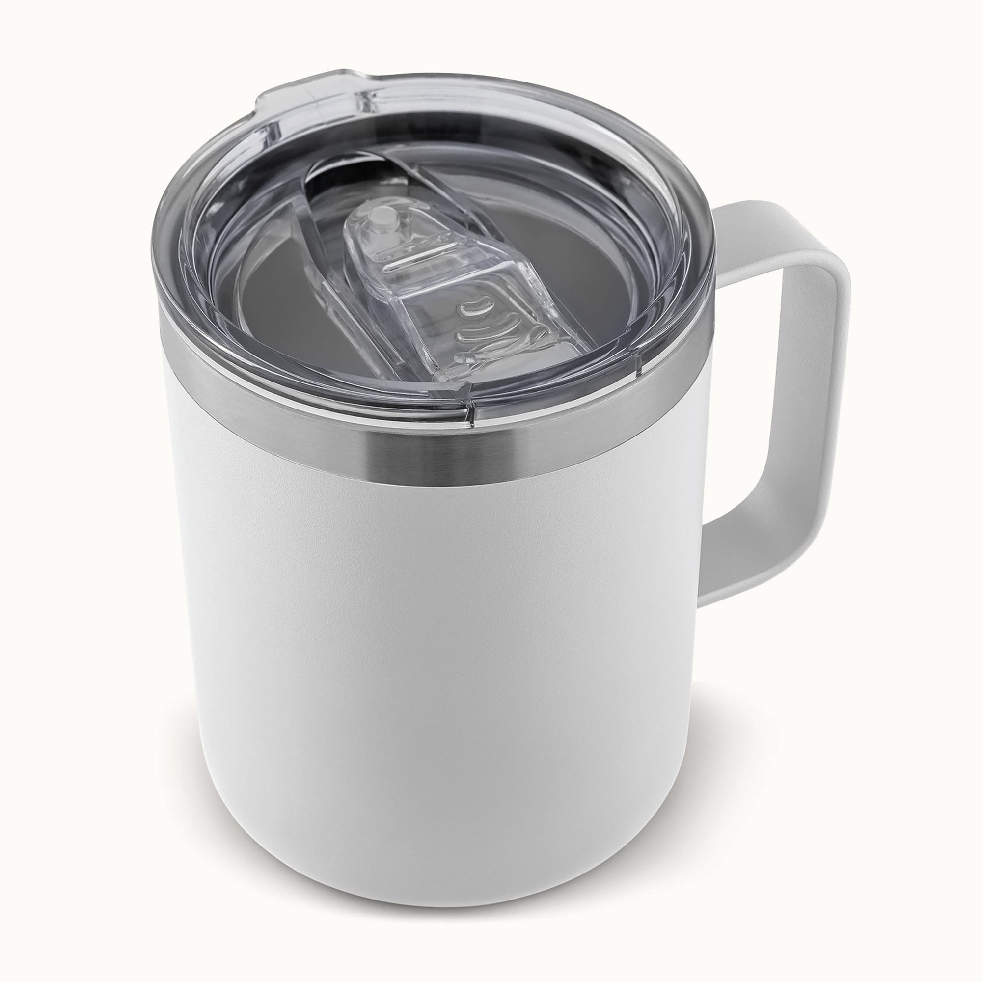 Insulated Coffee Mug with Lid-Blizzard White by Zulay Kitchen