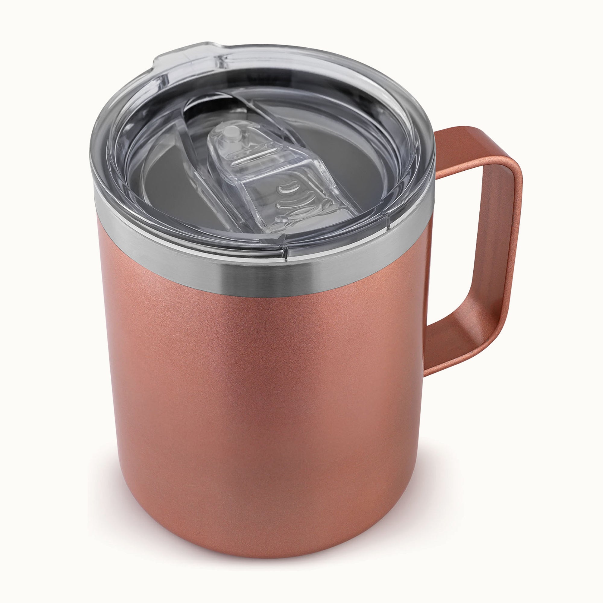 Insulated Coffee Mug with Lid-Rose Gold by Zulay Kitchen