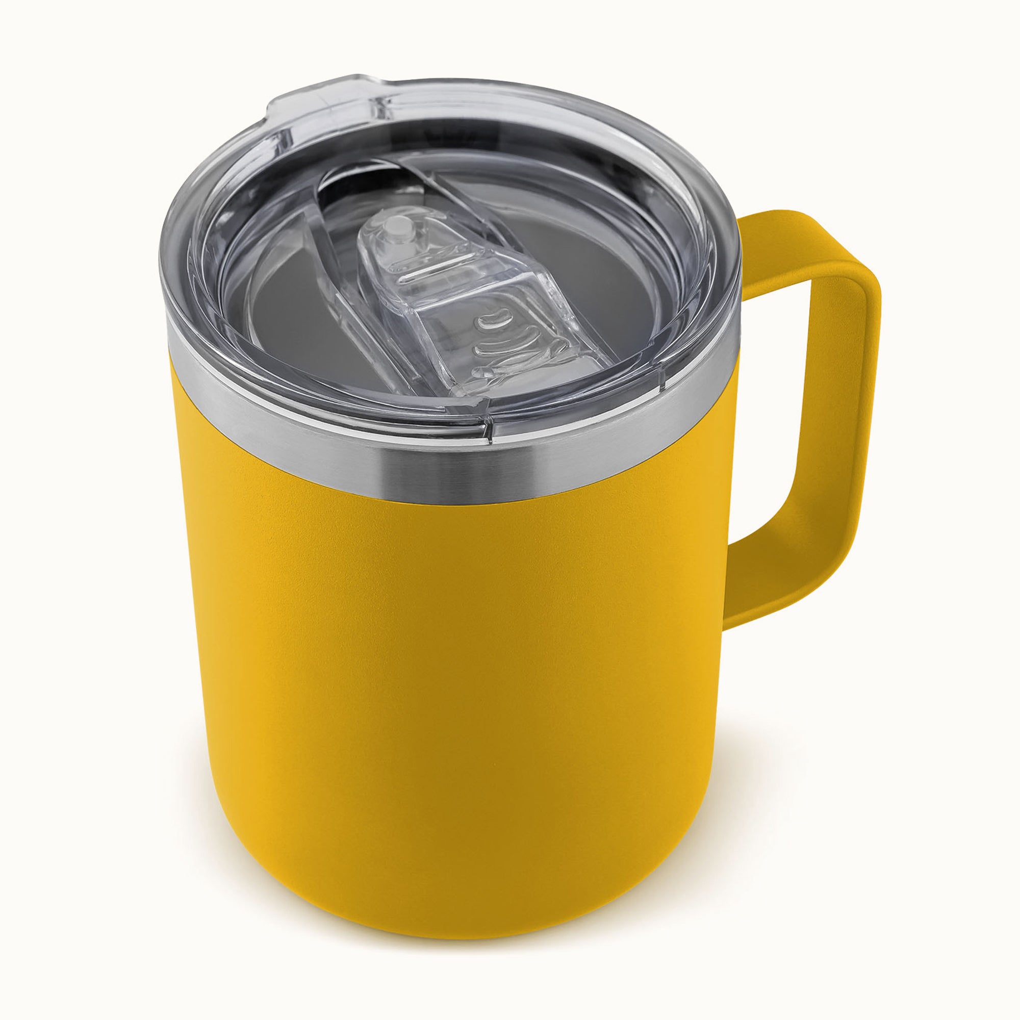 Insulated Coffee Mug with Lid-Yellow by Zulay Kitchen