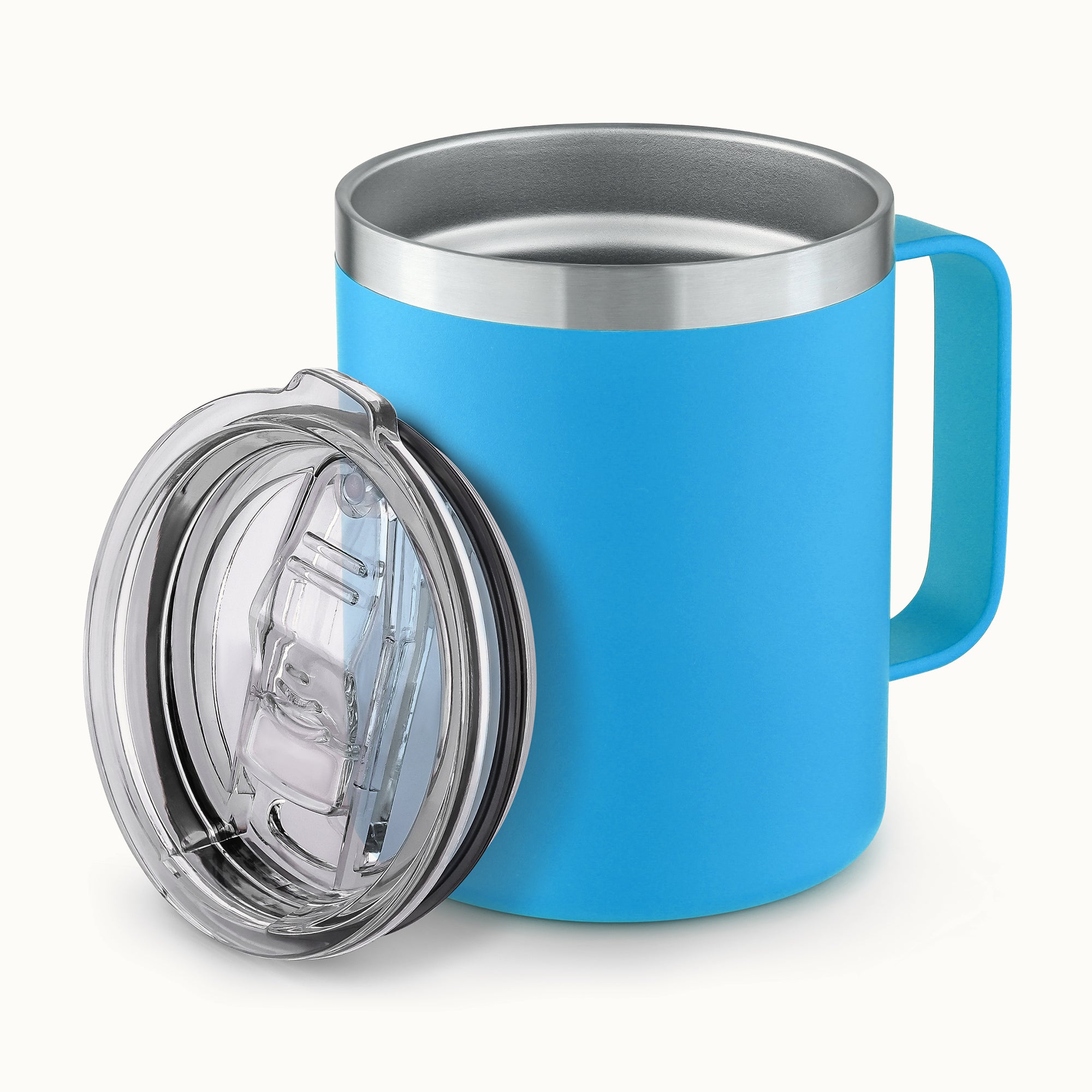 Insulated Coffee Mug with Lid - Blue by Zulay Kitchen