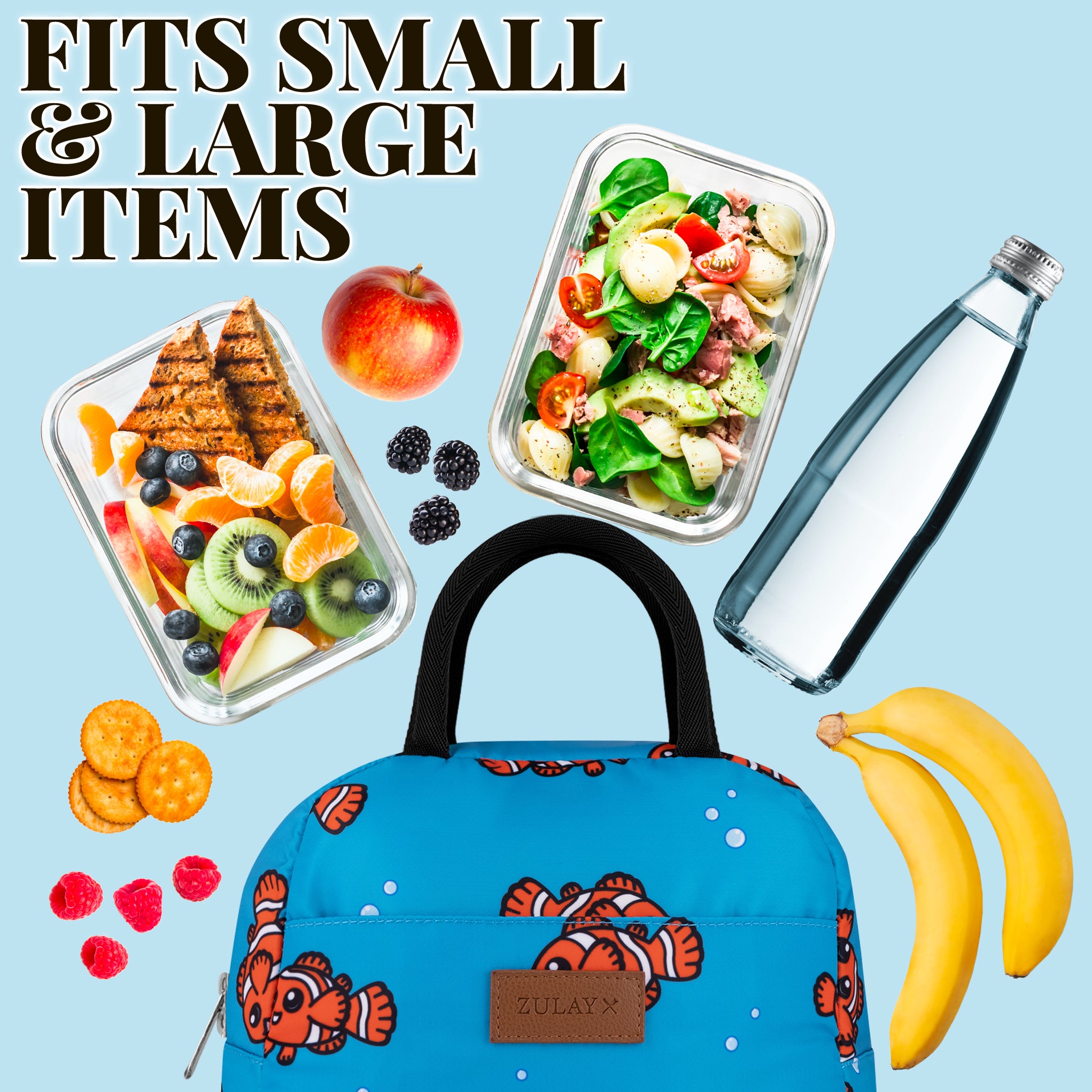 High Quality Insulated Tote Lunch Bag by Zulay Kitchen