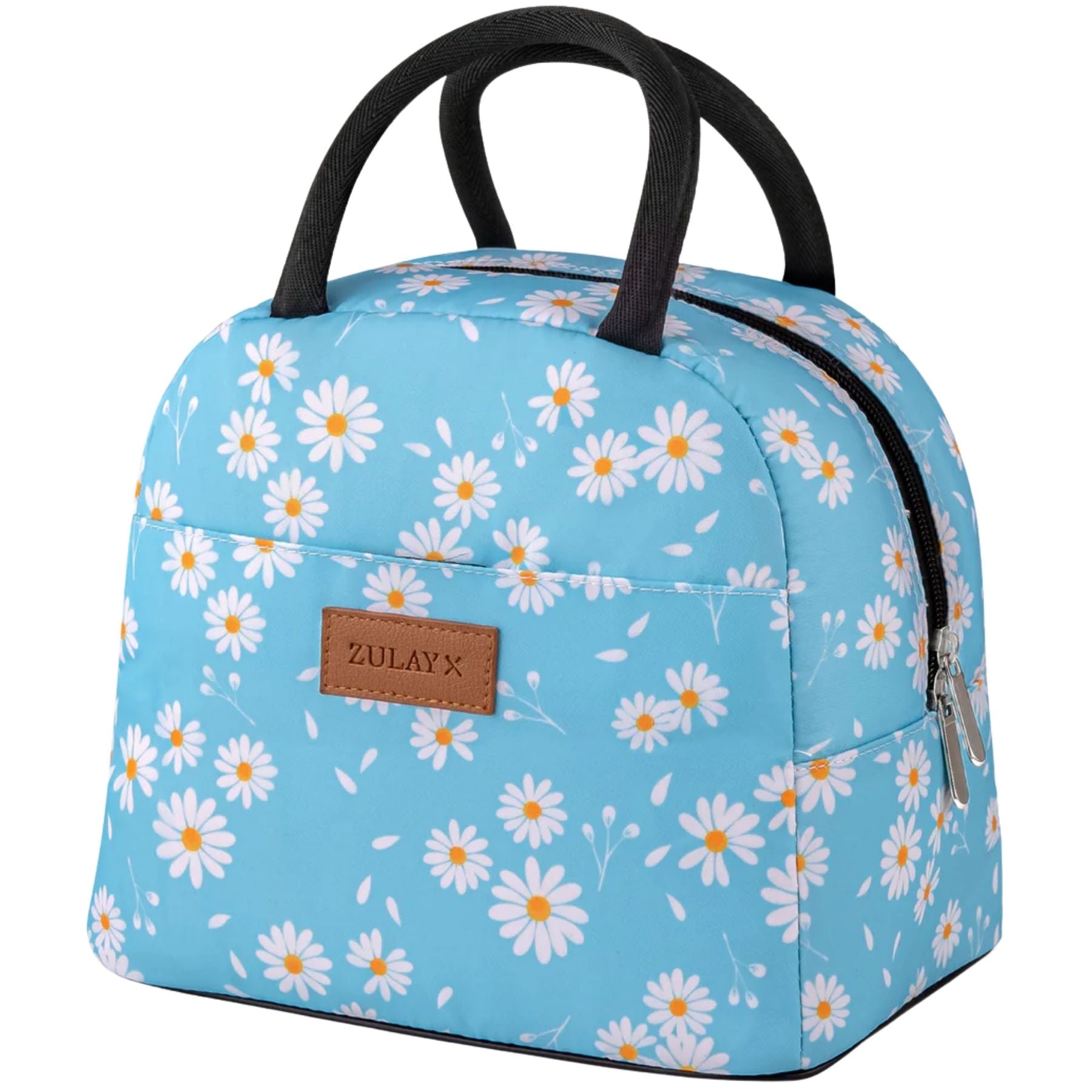 Insulated Lunch Box-Blue with Daisy by Zulay Kitchen