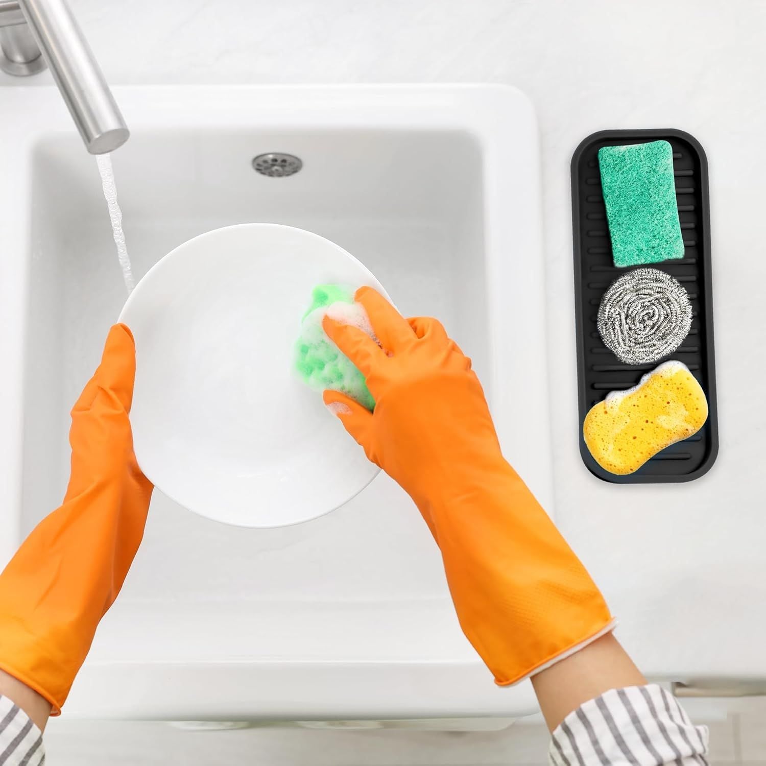 Keep Your Kitchen Spotless Sink Tray by Zulay Kitchen