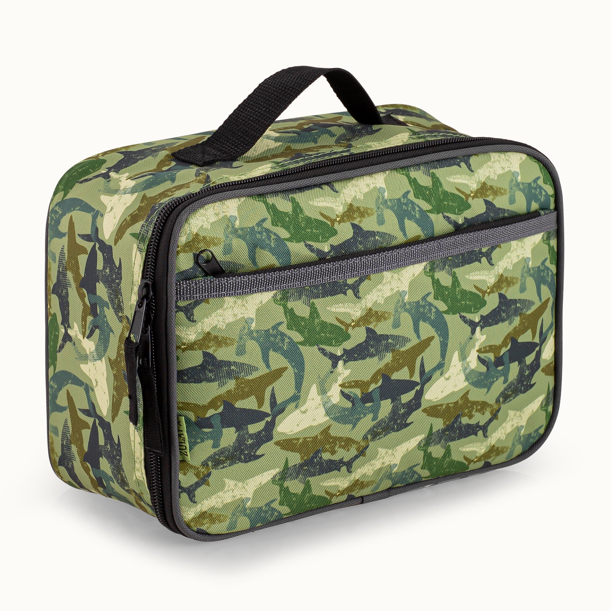 Kids Insulated Lunch Bag- Shark Camouflage by Zulay Kitchen