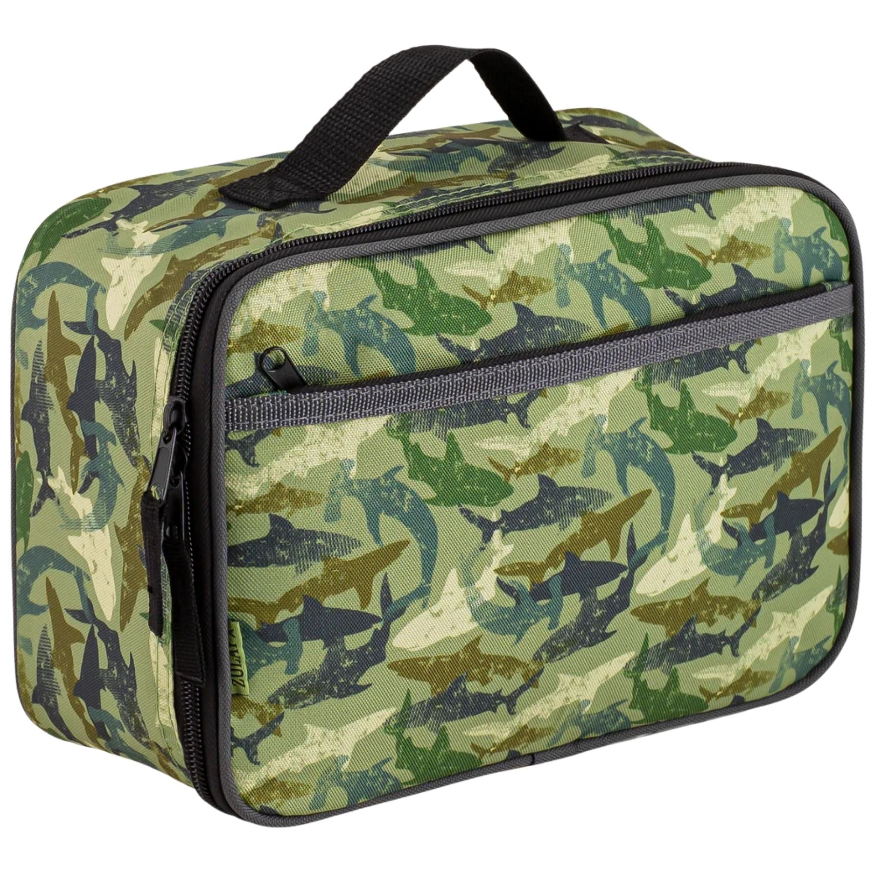 Kids Insulated Lunch Bag- Shark Camouflage by Zulay Kitchen