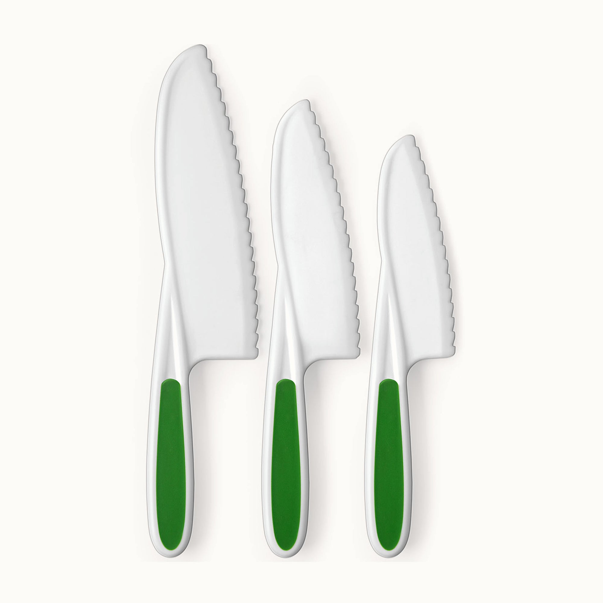 Kids Knife Set-Green & White by Zulay Kitchen