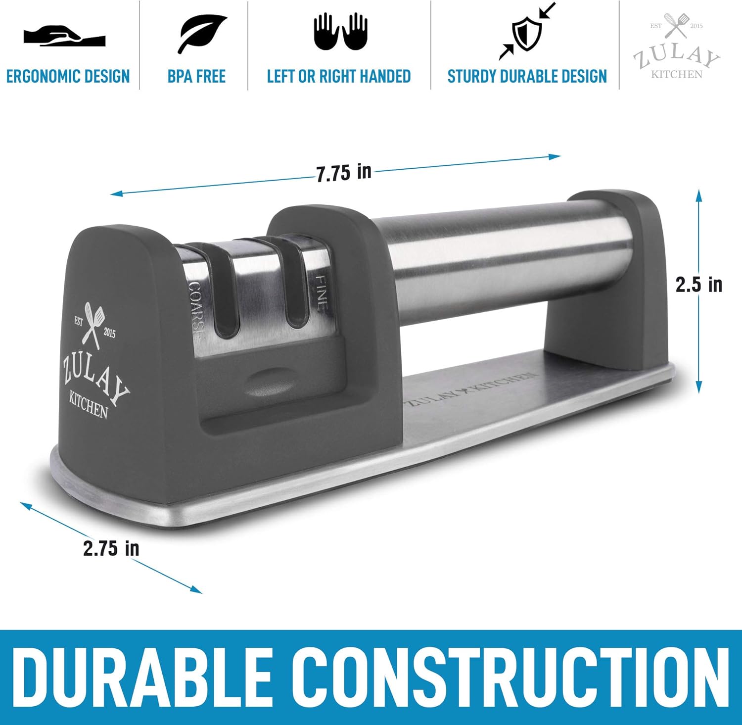 High Quality Knife Sharpener by Zulay Kitchen