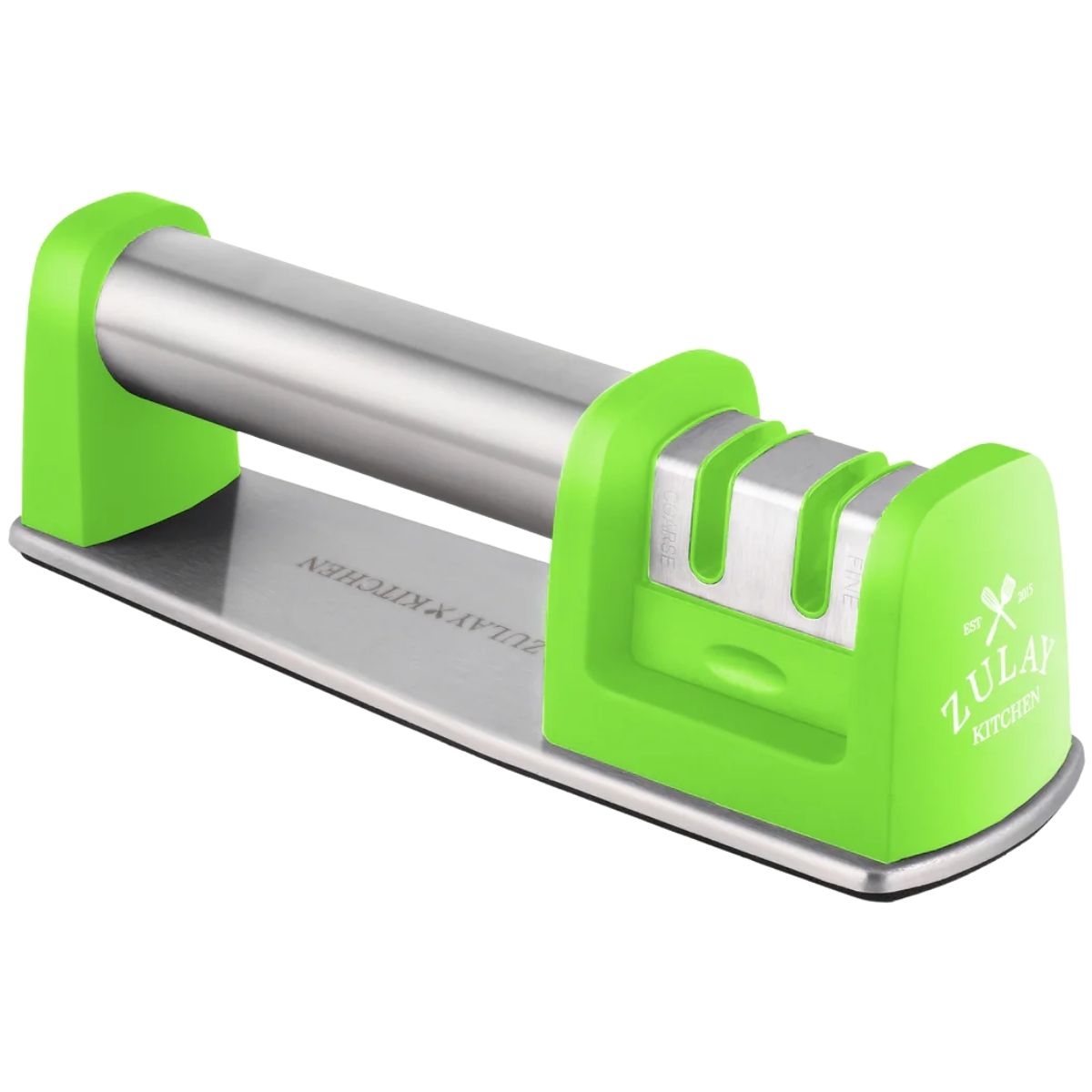Knife Sharpener (2-Stage) - Green by Zulay Kitchen
