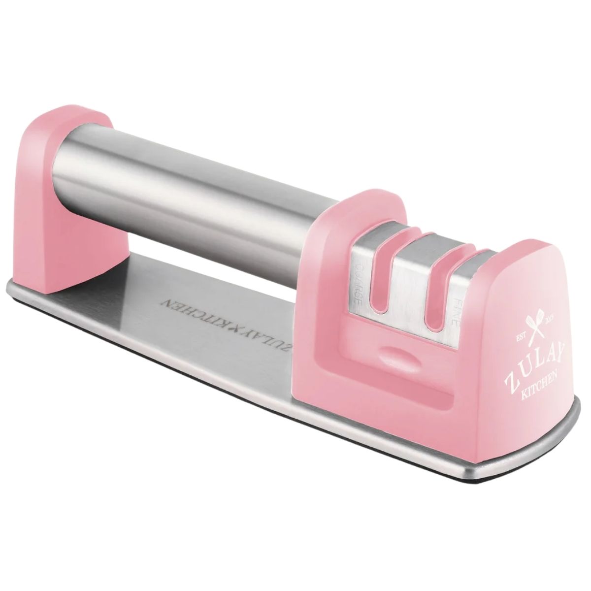 Knife Sharpener (2-Stage) - Pink by Zulay Kitchen