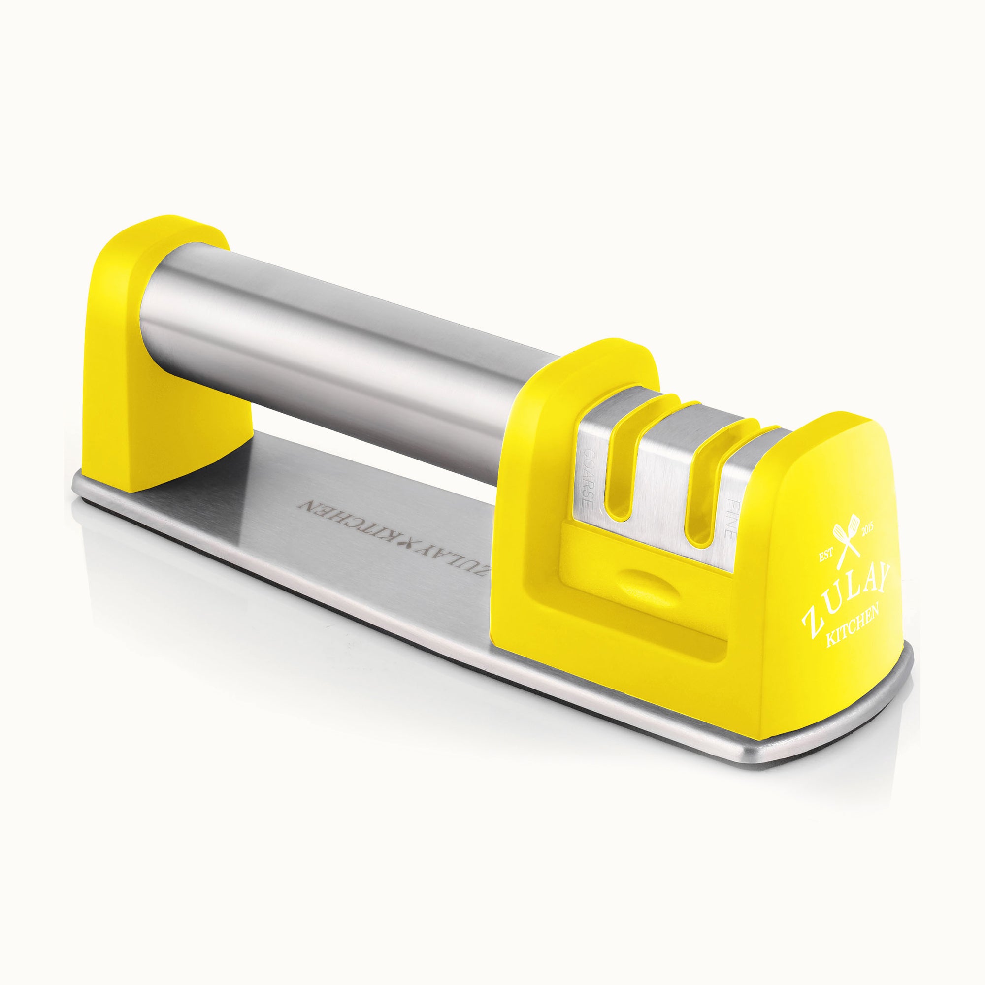 Knife Sharpener (2-Stage) - Yellow by Zulay Kitchen