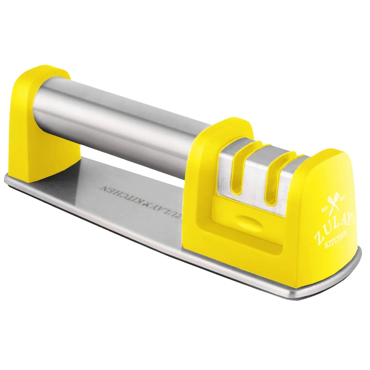 Knife Sharpener (2-Stage) - Yellow by Zulay Kitchen