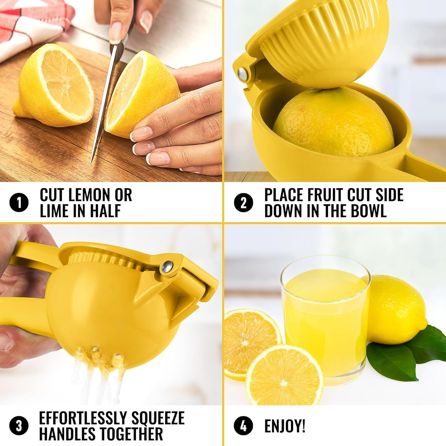 Sturdy and Effortless Lemon Squeezer by Zulay Kitchen