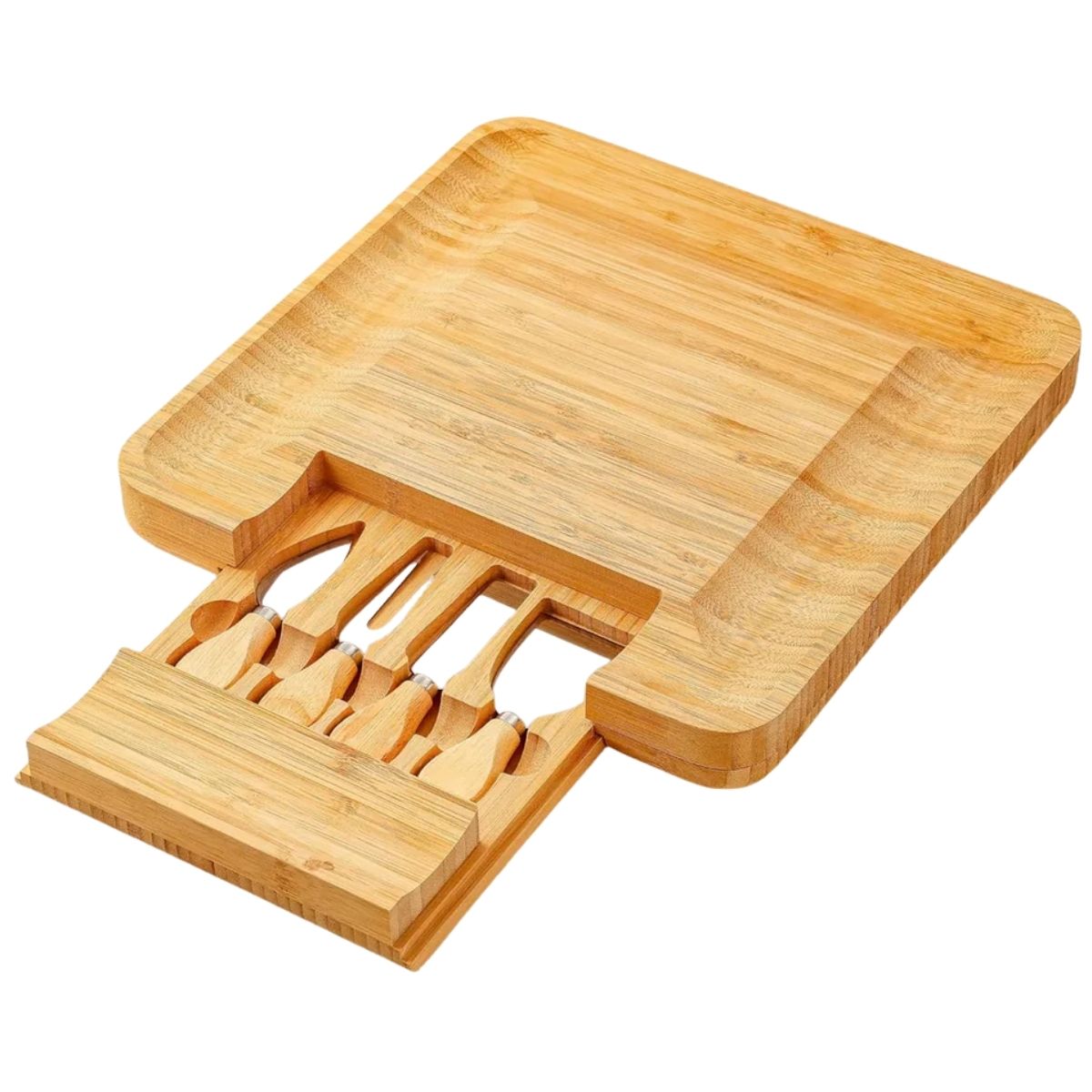Cheese Board Classic Set - Bamboo by Zulay Kitchen