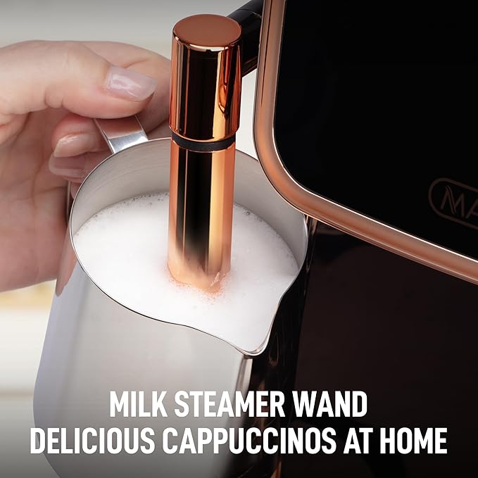 Has a Dedicated Milk Steamer Wand That Allows You to Froth Milk to Perfection by Zulay Kitchen