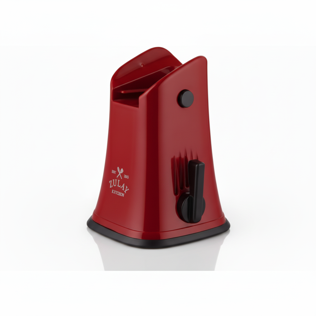 Maroon Rotary Cheese Grater 5 Blades - Base - Replacement Part - Zulay Kitchen