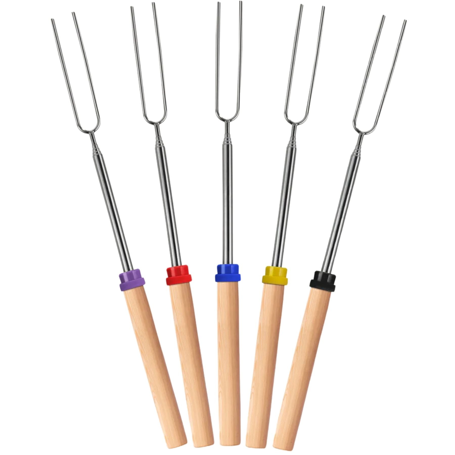 Marshmallow Roasting Sticks (32 Inch) - 5 Pack by Zulay Kitchen