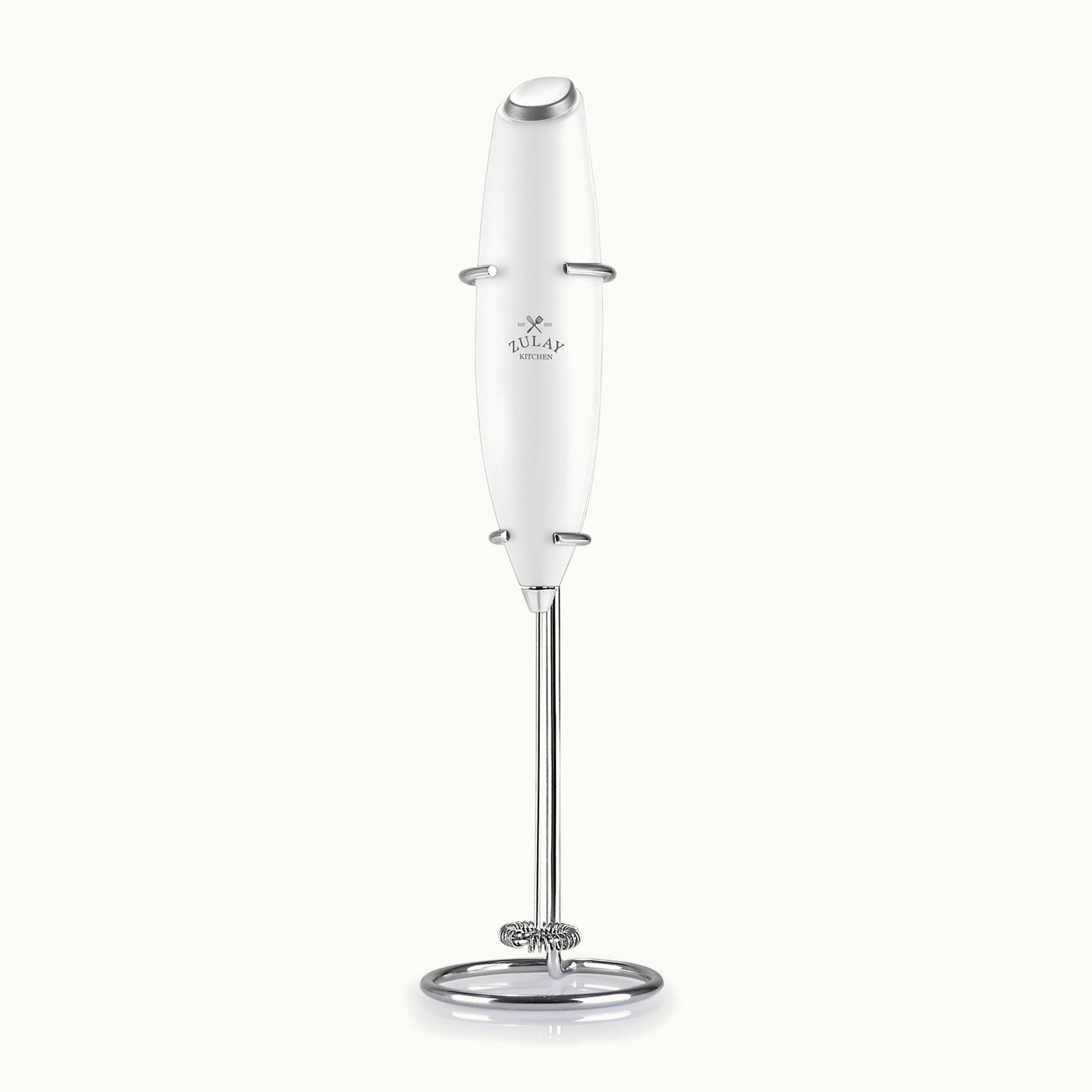 Milk Frother OG With Stand-White by Zulay Kitchen