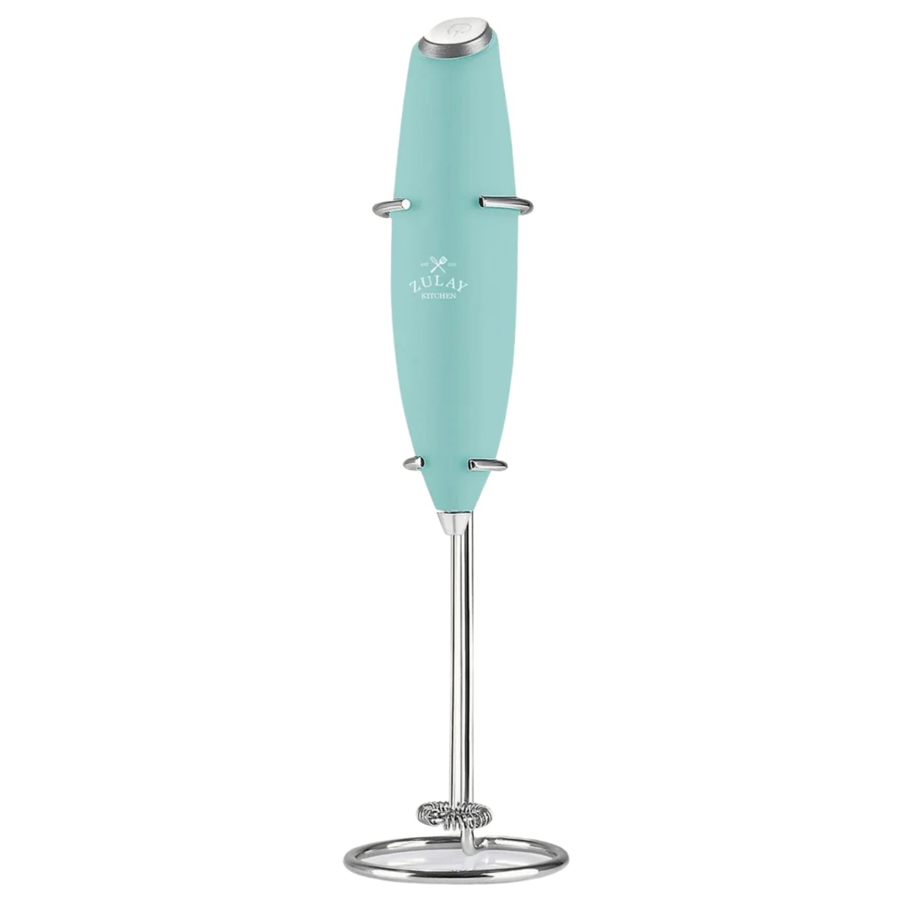 Milk Frother With Stand - Fresh Mint by Zulay Kitchen