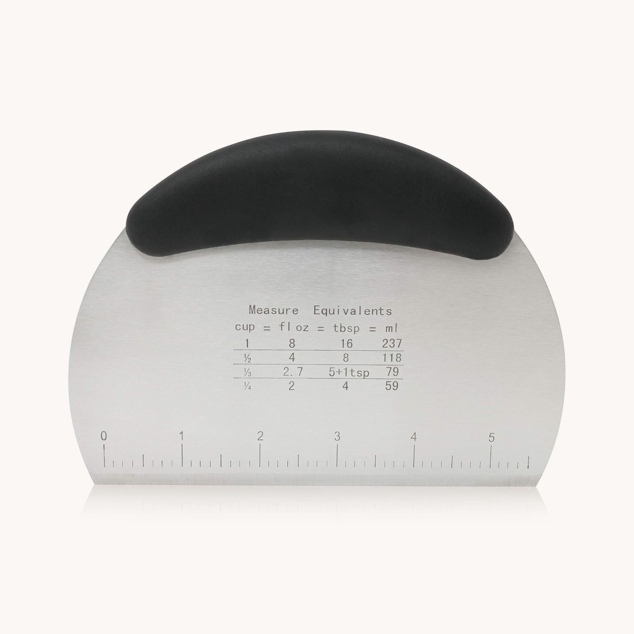 Multi-Purpose Bench Scraper & Chopper - Round by Zulay Kitchen