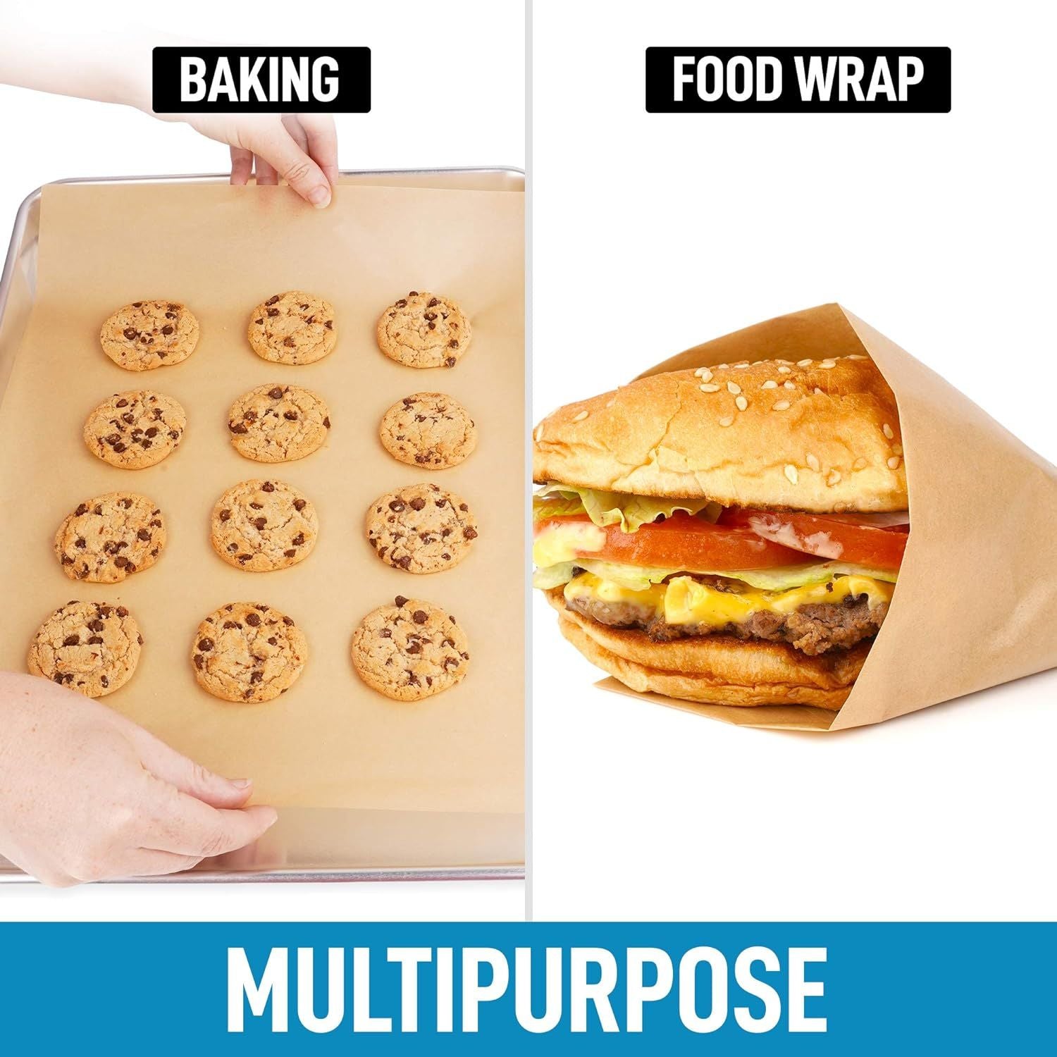 User-Friendly and Affordable Non-Stick Parchment Paper Sheets by Zulay Kitchen