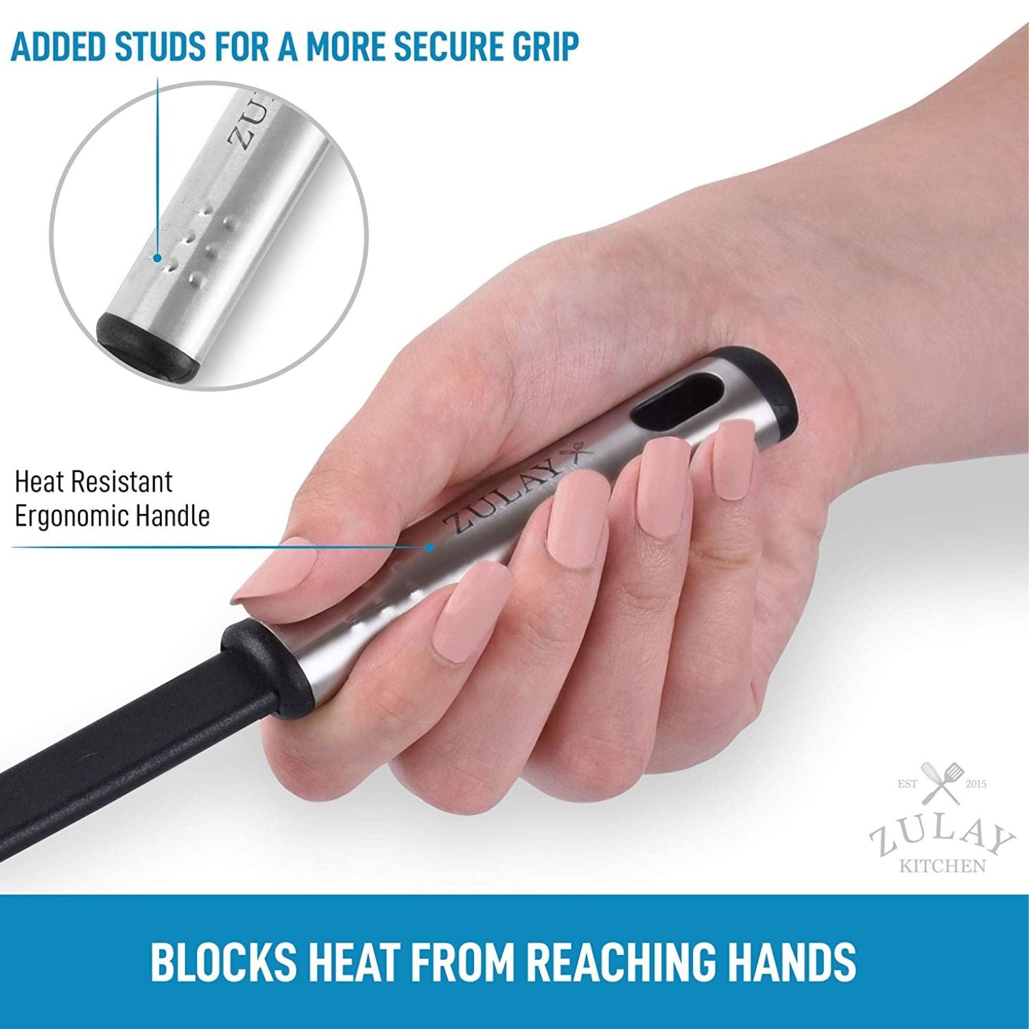 Heat Resistant Nylon Spatula by Zulay Kitchen