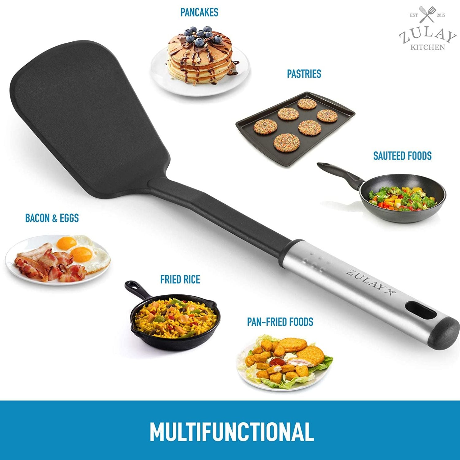 Multifunctional Nylon Spatula by Zulay Kitchen