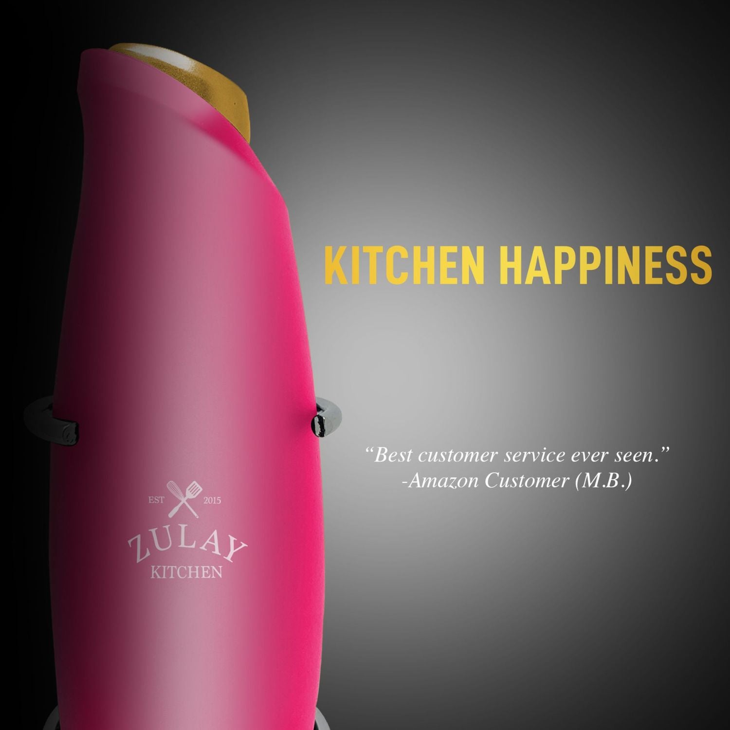 Durable One Touch Milk Frother by Zulay Kitchen