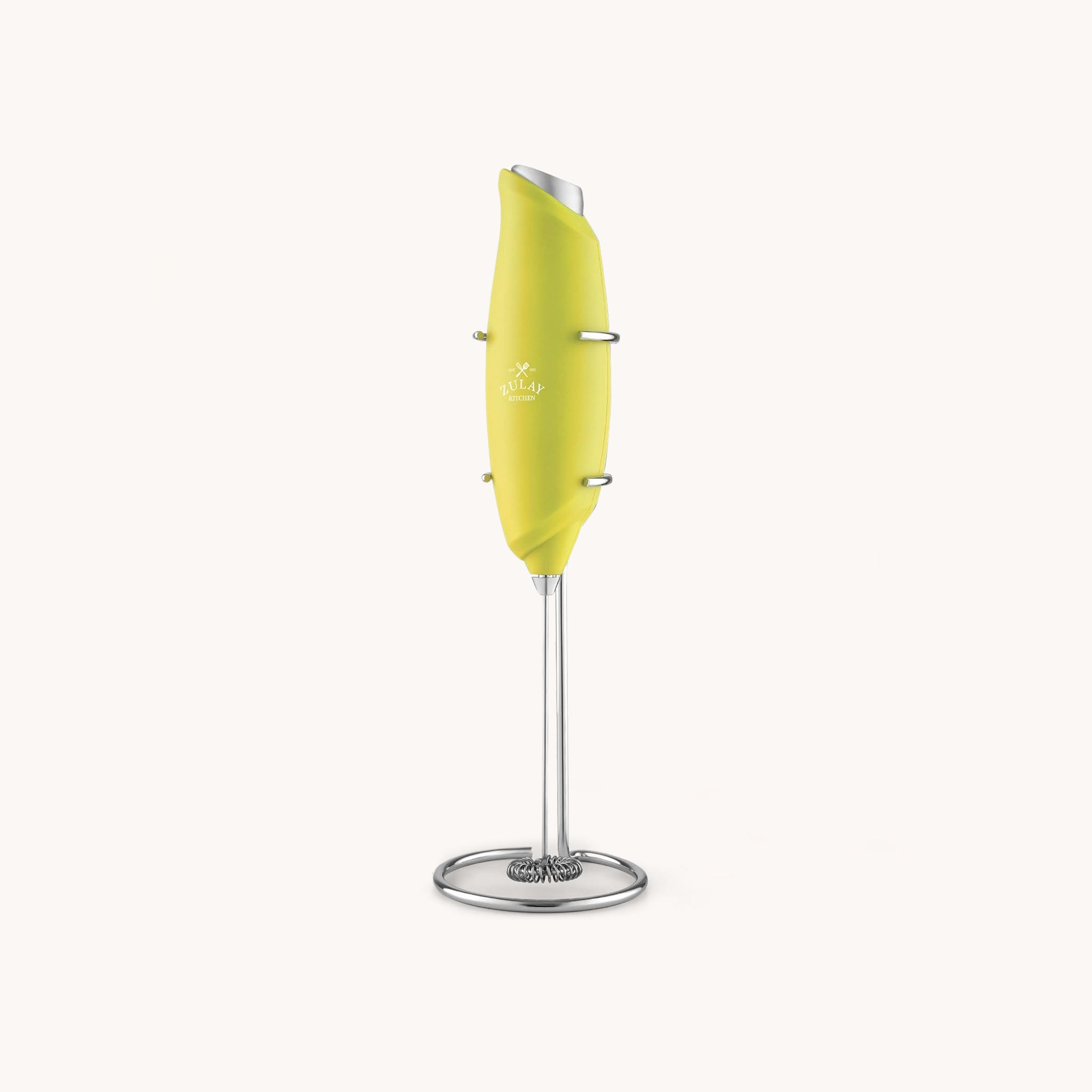 One Touch Milk Frother -Lime Green by Zulay Kitchen