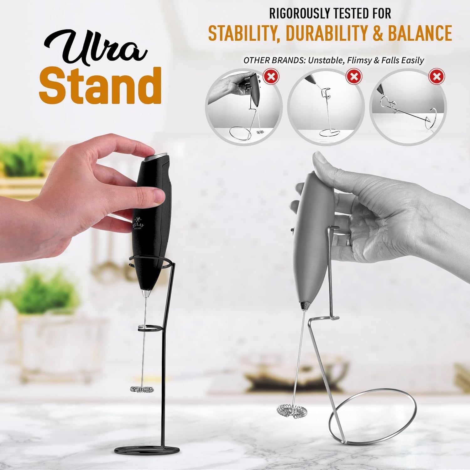 Ultra Frother Stand by Zulay Kitchen